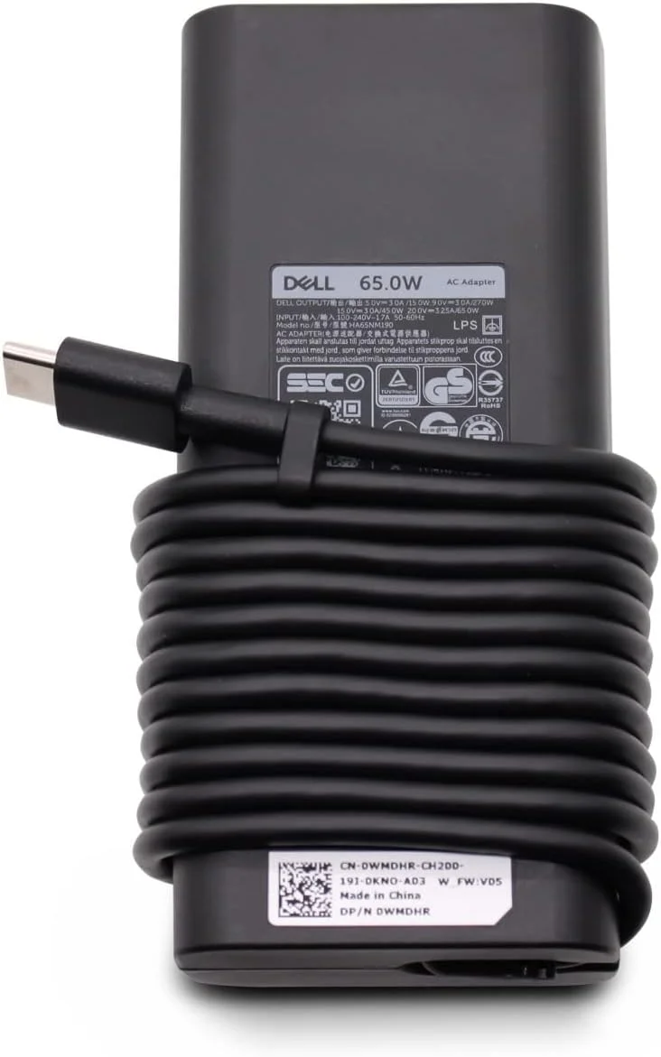 آداپتور برق 65 واتی اصلی دل با پورت Type C برای Latitude 7389 2-in-1، 5285 2-in-1 و تبلت Rugged Extreme سازگار، شماره قطعه JYJNW 0JYJNW 0M1WCF OM1WCF OJYJNW 72PVT شارژر لپ تاپ USB-C - فروش توسط Wikiparts آداپتور برق 65 واتی اصلی دل با پورت Type C برای Latitude 7389 2-in-1، 5285 2-in-1 و تبلت Rugged Extreme سازگار، شماره قطعه JYJNW 0JYJNW 0M1WCF OM1WCF OJYJNW 72PVT شارژر لپ تاپ USB-C - فروش توسط Wikiparts