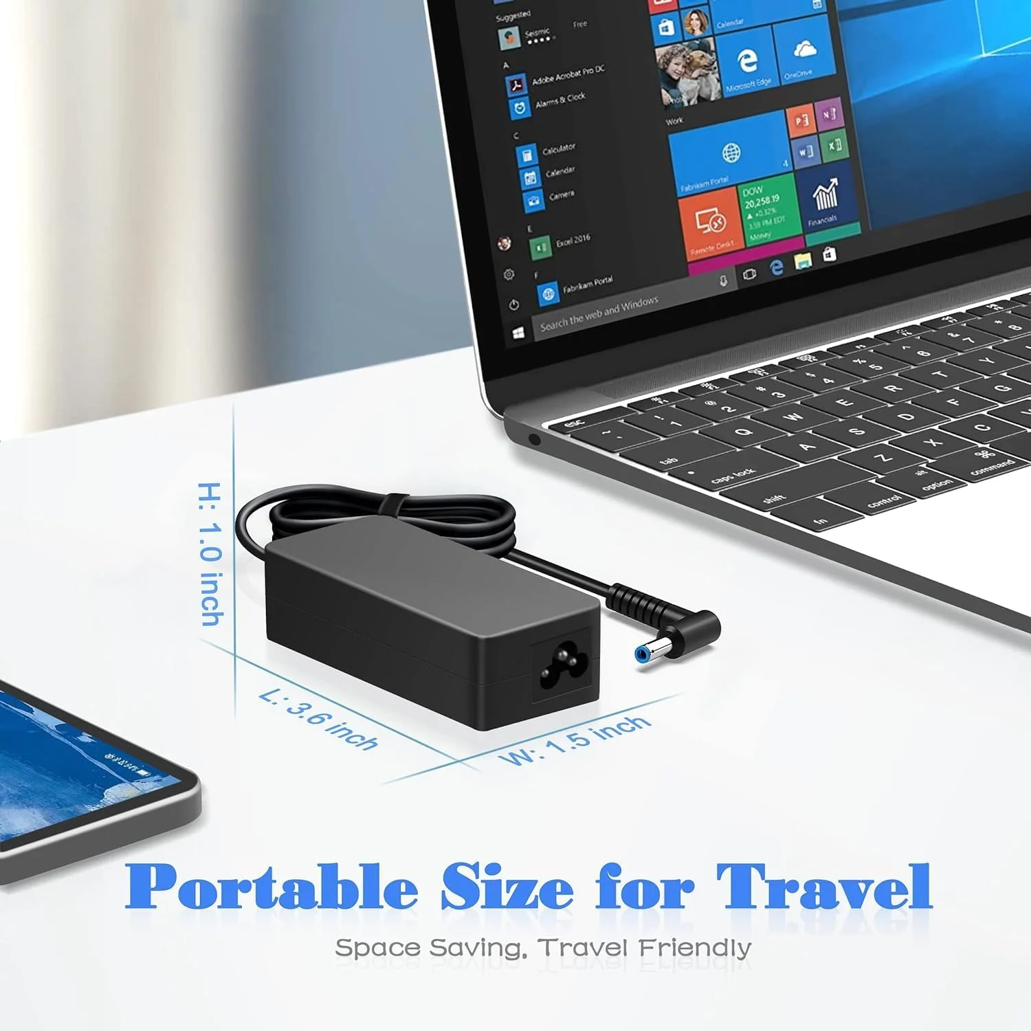 شارژر لپ تاپ 65 واتی BORL 19.5V 3.33A جایگزین برای HP Elitebook 840-G3 850-G3 845-G3 820-G3 745-G3 725-G3 755-G3 G4 G5 G6 G7 G8 G9 HP ProBook 450 650 640 G5 G4 G6 G7 آداپتور برق