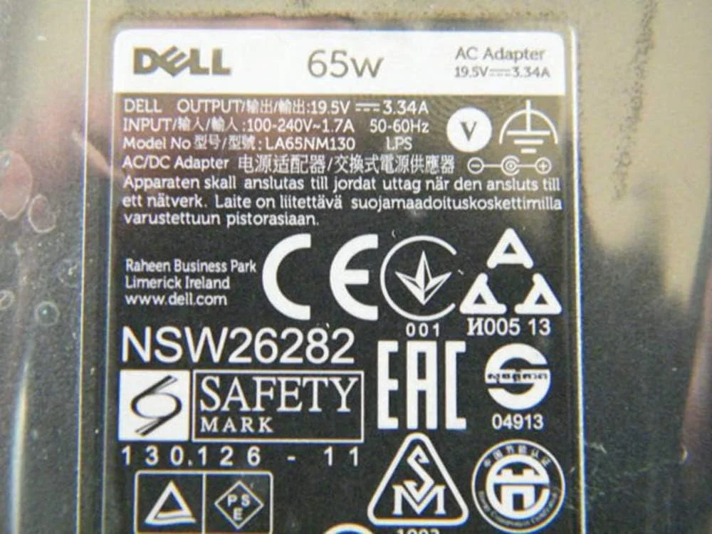 آداپتور برق لپ تاپ دل Latitude 7290، 7390، 7490، 5414 Rugged