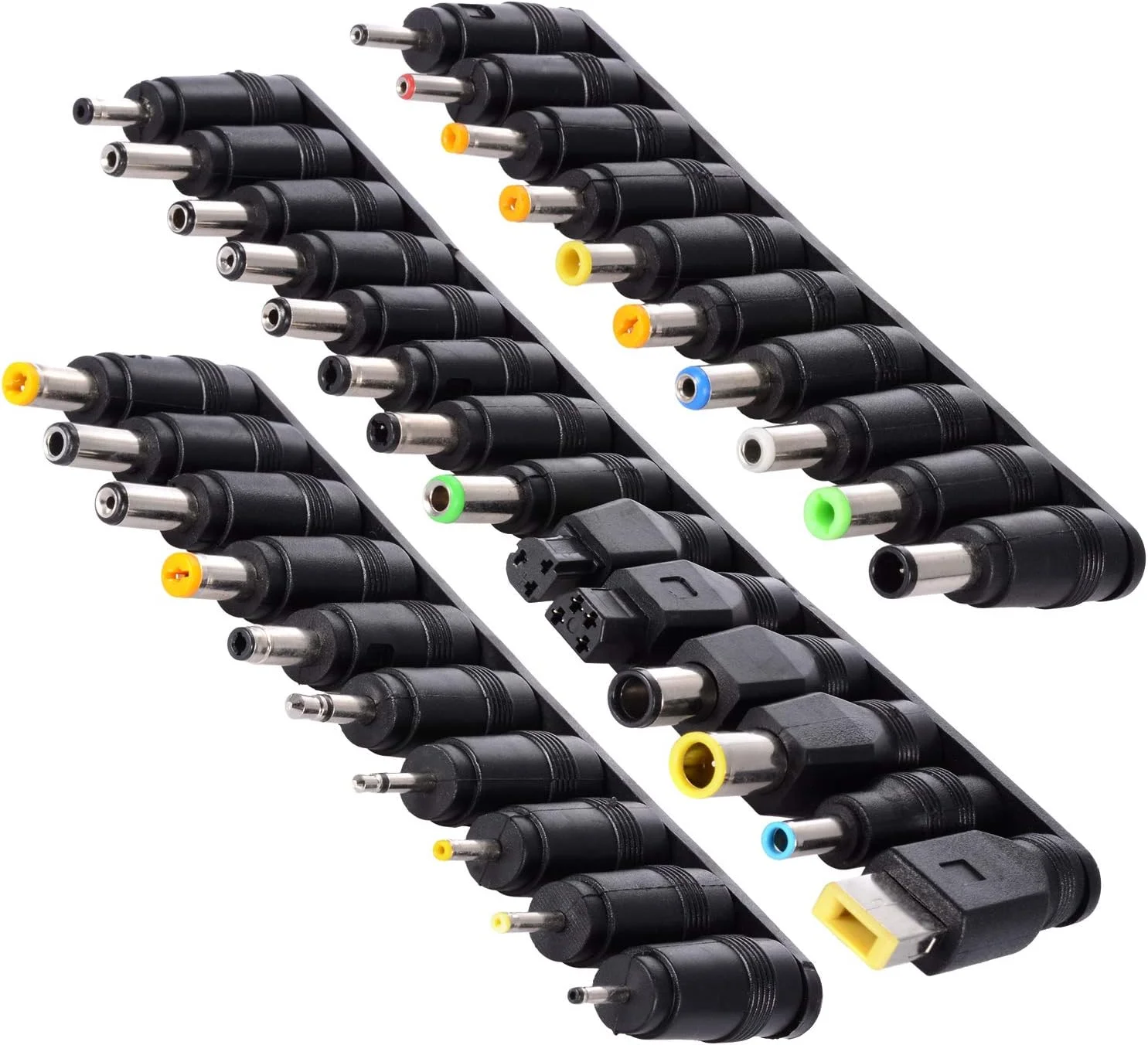 مجموعه آداپتور شارژر لپ تاپ یونیورسال، کیت 34 عددی نوک DC، سازگار با HP، Lenovo، Dell، Toshiba، Asus و اکثر لپ تاپ ها، آداپتور شارژ چند کانکتوری برای منبع تغذیه نوت بوک مجموعه آداپتور شارژر لپ تاپ یونیورسال، کیت 34 عددی نوک DC، سازگار با HP، Lenovo، Dell، Toshiba، Asus و اکثر لپ تاپ ها، آداپتور شارژ چند کانکتوری برای منبع تغذیه نوت بوک