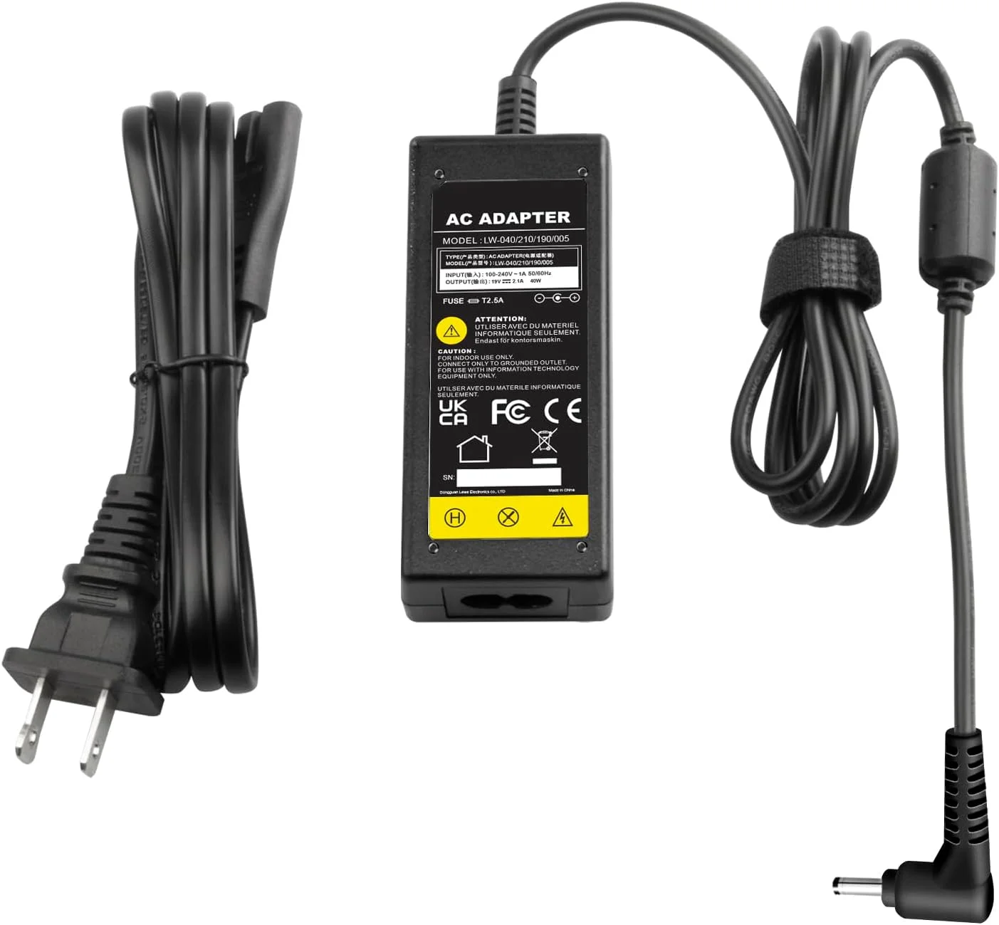 آداپتور برق 19 ولت 2.1 آمپر 3.01.1 میلی‌متر 40 وات TREE.NB AC Doctor INC برای سری 5 9 سامسونگ XE500C21 NP900X3A