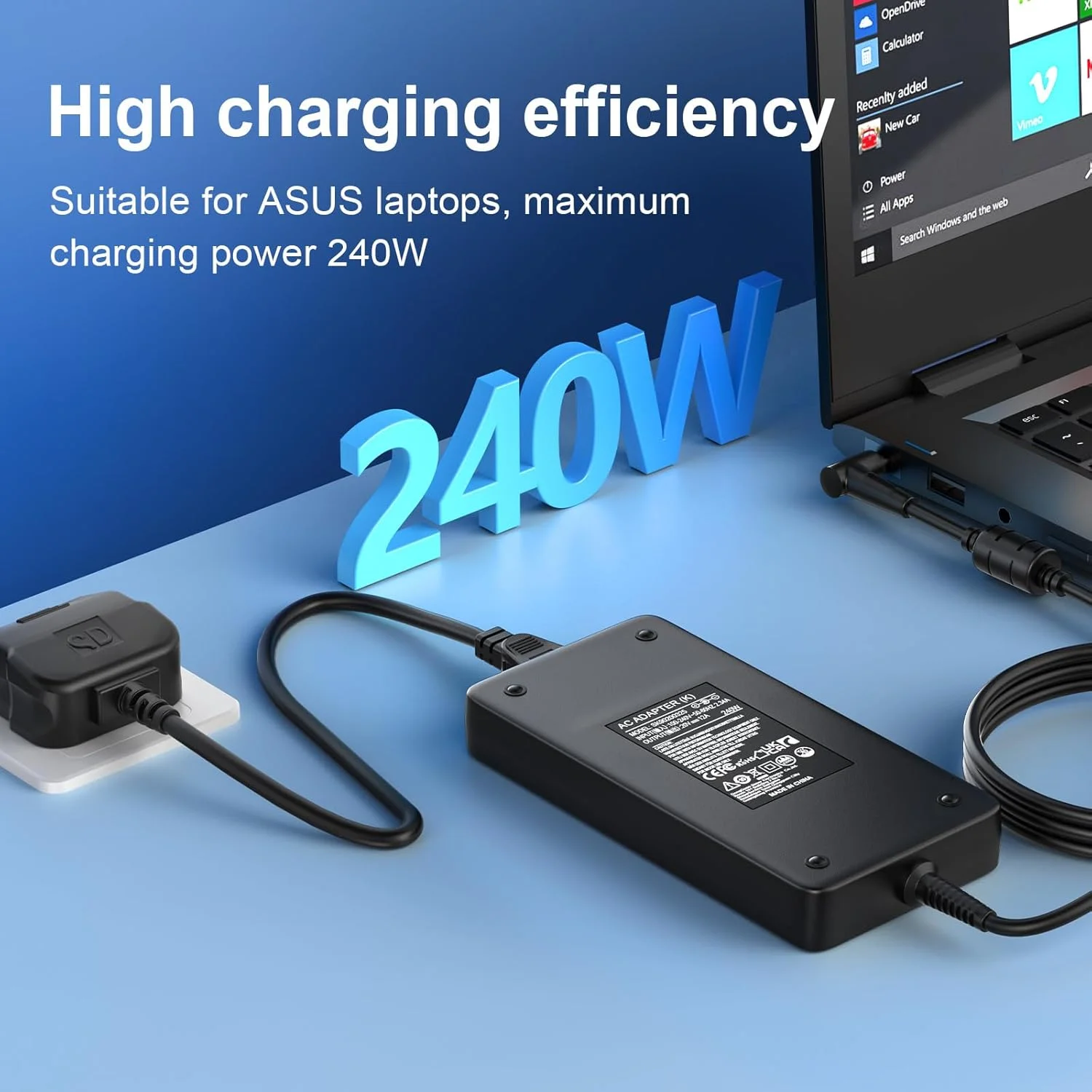 شارژر 240 واتی Jippofu 20V 12A سازگار با ASUS TUF F15 Gaming A15 ASUS ROG Strix G16 G15 G17 G513 G713 ROG Zephyrus G16 M16 GU603 سازگار با آداپتور برق لپ تاپ 180W 150W 6.0x3.7mm شارژر 240 واتی Jippofu 20V 12A سازگار با ASUS TUF F15 Gaming A15 ASUS ROG Strix G16 G15 G17 G513 G713 ROG Zephyrus G16 M16 GU603 سازگار با آداپتور برق لپ تاپ 180W 150W 6.0x3.7mm