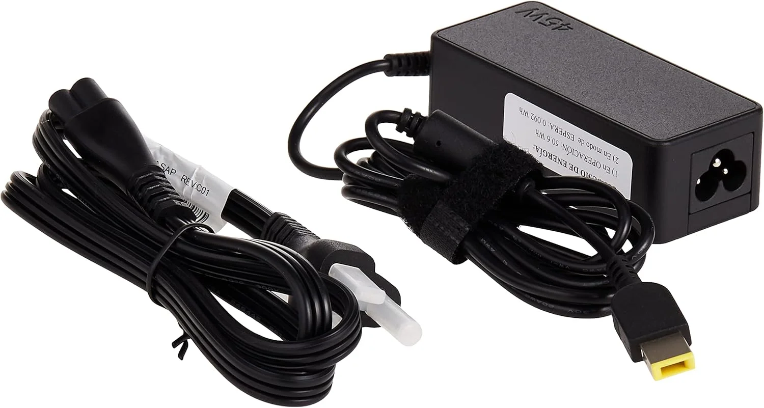 شارژر کامپیوتر 45 واتی لنوو - آداپتور AC Slim Tip (888014197)، مشکی