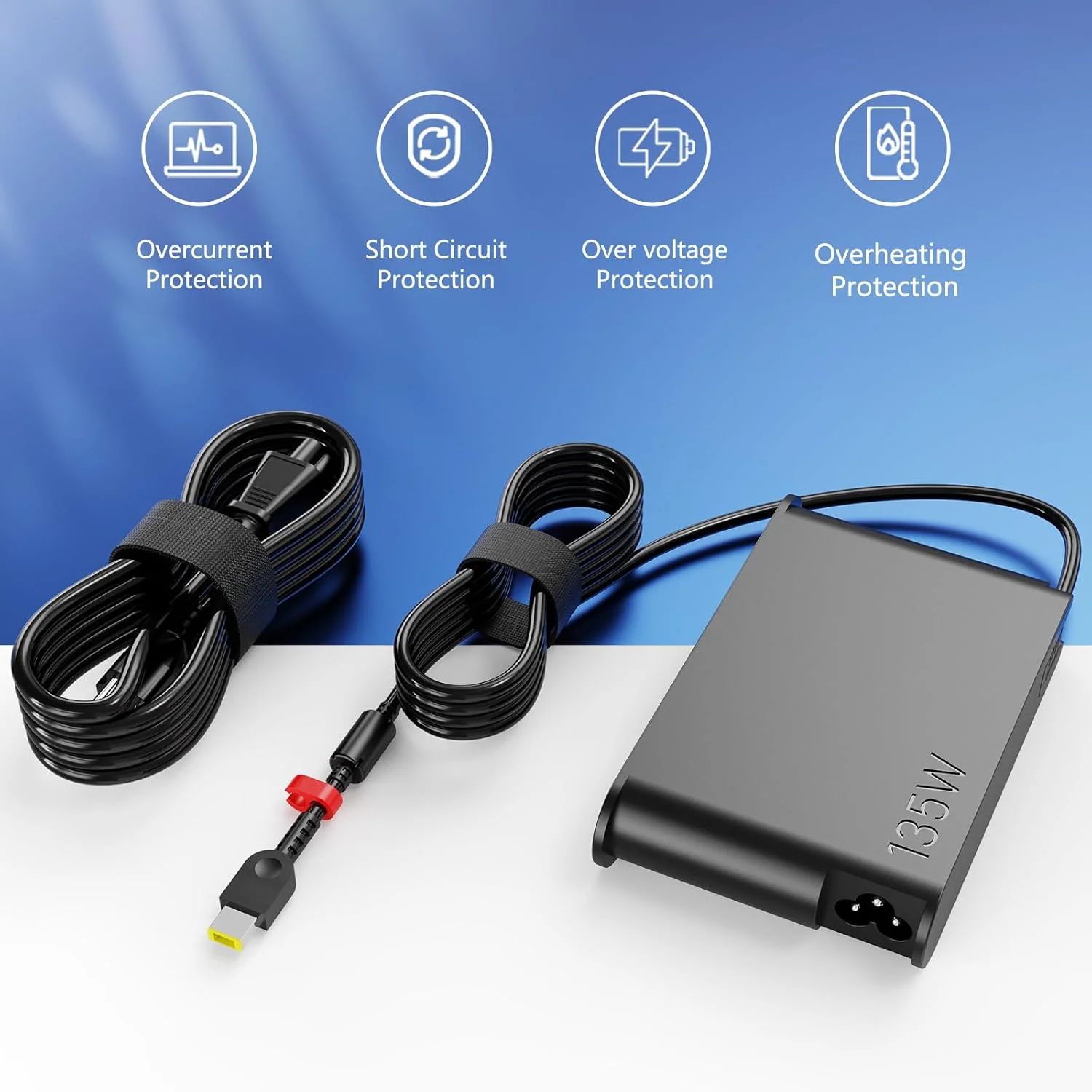 شارژر 135 واتی AC مناسب برای لپ تاپ های Lenovo ThinkPad X1 Extreme Gen 1 2 3 4 5 T440 T440S T440P T470P T540p T15p W540 W541 Ideapad Yoga Y50-70 Y50-80 Y50p Y50p-70 Y50c G405 G410 G505 شارژر 135 واتی AC مناسب برای لپ تاپ های Lenovo ThinkPad X1 Extreme Gen 1 2 3 4 5 T440 T440S T440P T470P T540p T15p W540 W541 Ideapad Yoga Y50-70 Y50-80 Y50p Y50p-70 Y50c G405 G410 G505