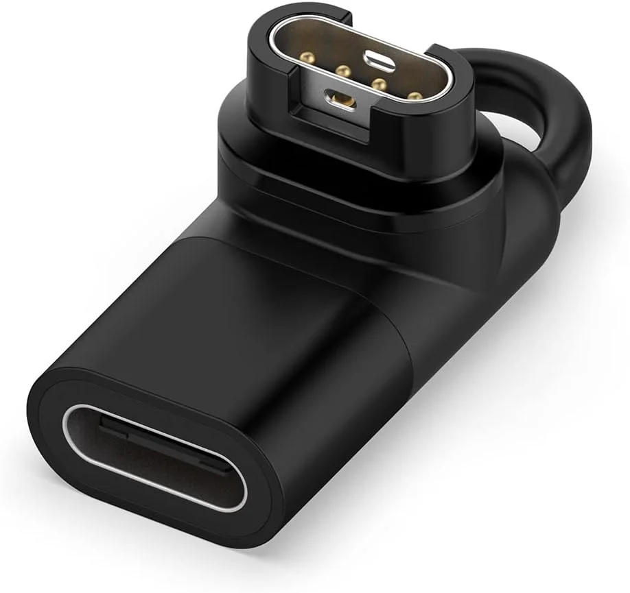 آداپتور شارژر USB C ساعت Kissmart Garmin، مبدل کابل شارژ برای Garmin Fenix 7X 7S 7، Forerunner 45 55 245، Approach S10 S40 S42 S62، Vivoacitve 3 4، Instinct، Venu 2 2S (1)