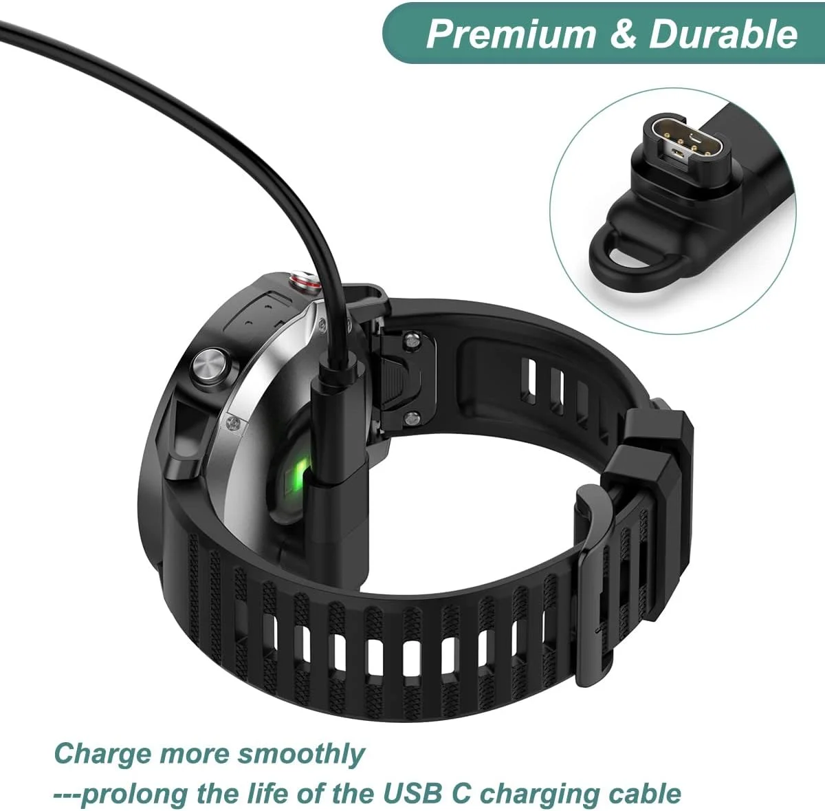 آداپتور شارژر USB C ساعت Kissmart Garmin، مبدل کابل شارژ برای Garmin Fenix 7X 7S 7، Forerunner 45 55 245، Approach S10 S40 S42 S62، Vivoacitve 3 4، Instinct، Venu 2 2S (1) آداپتور شارژر USB C ساعت Kissmart Garmin، مبدل کابل شارژ برای Garmin Fenix 7X 7S 7، Forerunner 45 55 245، Approach S10 S40 S42 S62، Vivoacitve 3 4، Instinct، Venu 2 2S (1)
