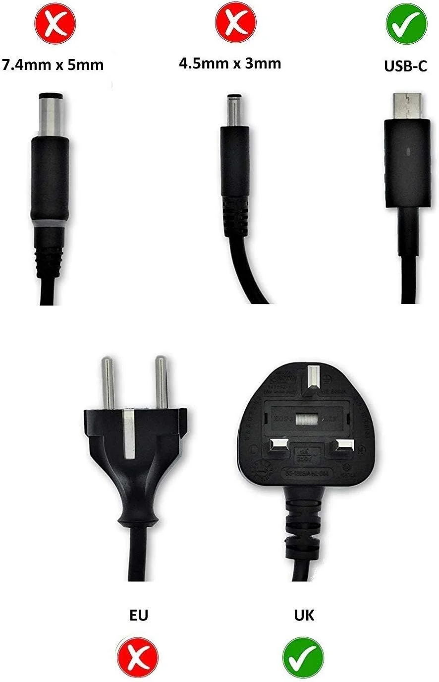 آداپتور برق 130 واتی USB Type C دل مدل 0K00F5 K00F5 مناسب برای XPS 15 9575, XPS 15 9570, XPS 15 2-in-1 9575, XPS 2-in-1 4K T XPS9575-7354BLK-PUS 20V 6.5A - ارسال از انگلستان آداپتور برق 130 واتی USB Type C دل مدل 0K00F5 K00F5 مناسب برای XPS 15 9575, XPS 15 9570, XPS 15 2-in-1 9575, XPS 2-in-1 4K T XPS9575-7354BLK-PUS 20V 6.5A - ارسال از انگلستان