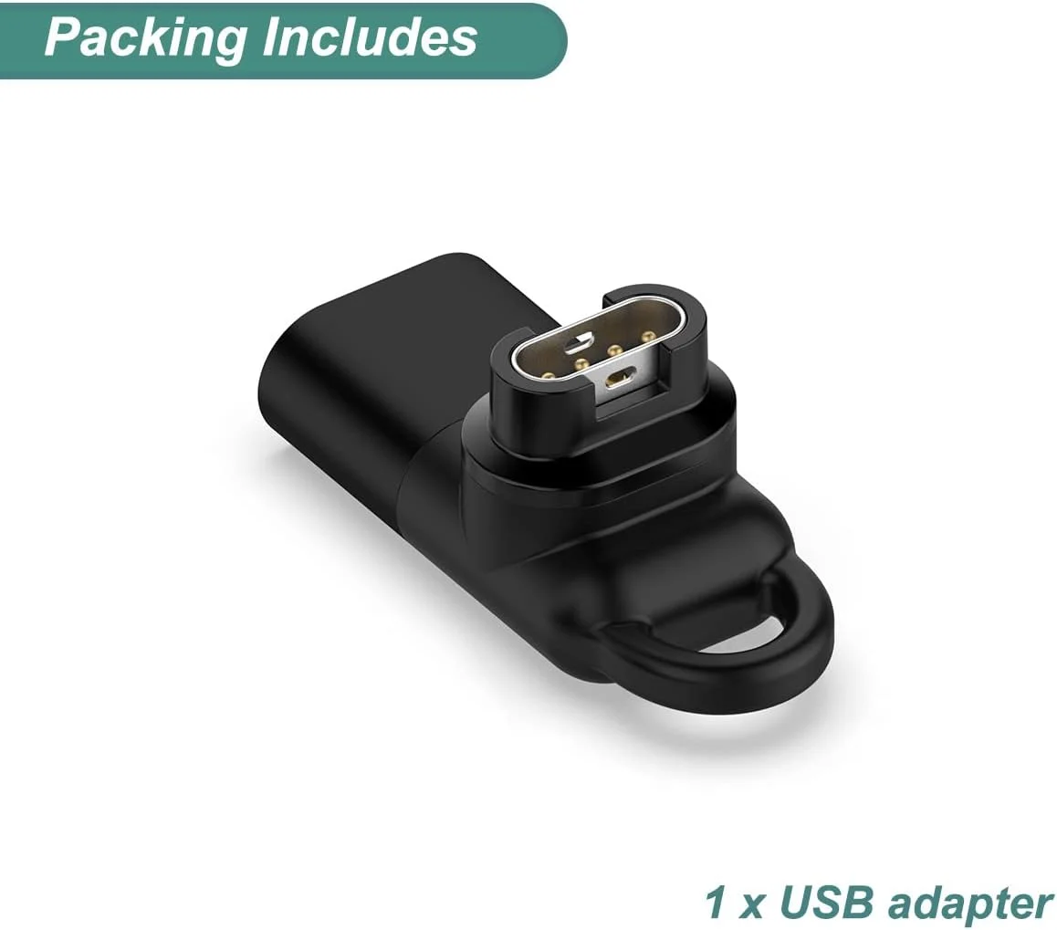 آداپتور شارژر USB C ساعت Kissmart Garmin، مبدل کابل شارژ برای Garmin Fenix 7X 7S 7، Forerunner 45 55 245، Approach S10 S40 S42 S62، Vivoacitve 3 4، Instinct، Venu 2 2S (1) آداپتور شارژر USB C ساعت Kissmart Garmin، مبدل کابل شارژ برای Garmin Fenix 7X 7S 7، Forerunner 45 55 245، Approach S10 S40 S42 S62، Vivoacitve 3 4، Instinct، Venu 2 2S (1)
