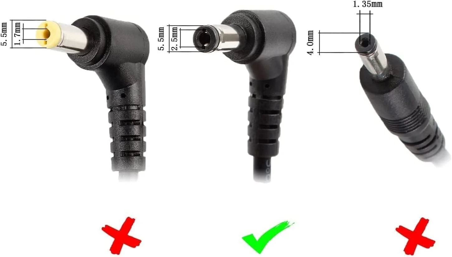 آداپتور AC جایگزین 19V 3.42A 65W برای ASUS X45A X550 X550ZA X550LA X551 F555 AD887320 PA-1650-78 A56C A56CA A56CM ADP-65GD (5.5x2.5mm)