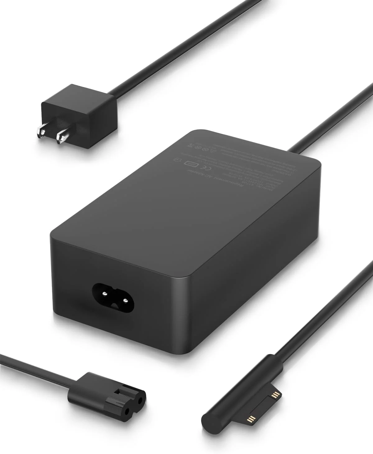 شارژر 65 واتی لپ تاپ مایکروسافت برای Microsoft Surface Pro 7, 11, 10, 9, 8, 7+, 6, 5, 4, 3, X، برای Windows Surface Laptop 7, 6, 5, 4, 3, 2, 1، تبلت Go 4, 3, 2, 1، Book 3, 2, 1، پشتیبانی از 44W, 36W