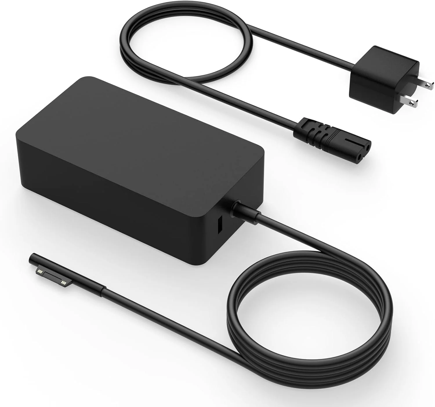 شارژر 65 واتی Ruilezyo Surface Pro مناسب برای Microsoft Surface Pro 3/4/5/6/7/8/X، لپ تاپ/تبلت Surface Book، مناسب برای مدل های 1706 1800 1625، منبع تغذیه، سازگار با 65W-44W-36W-24W