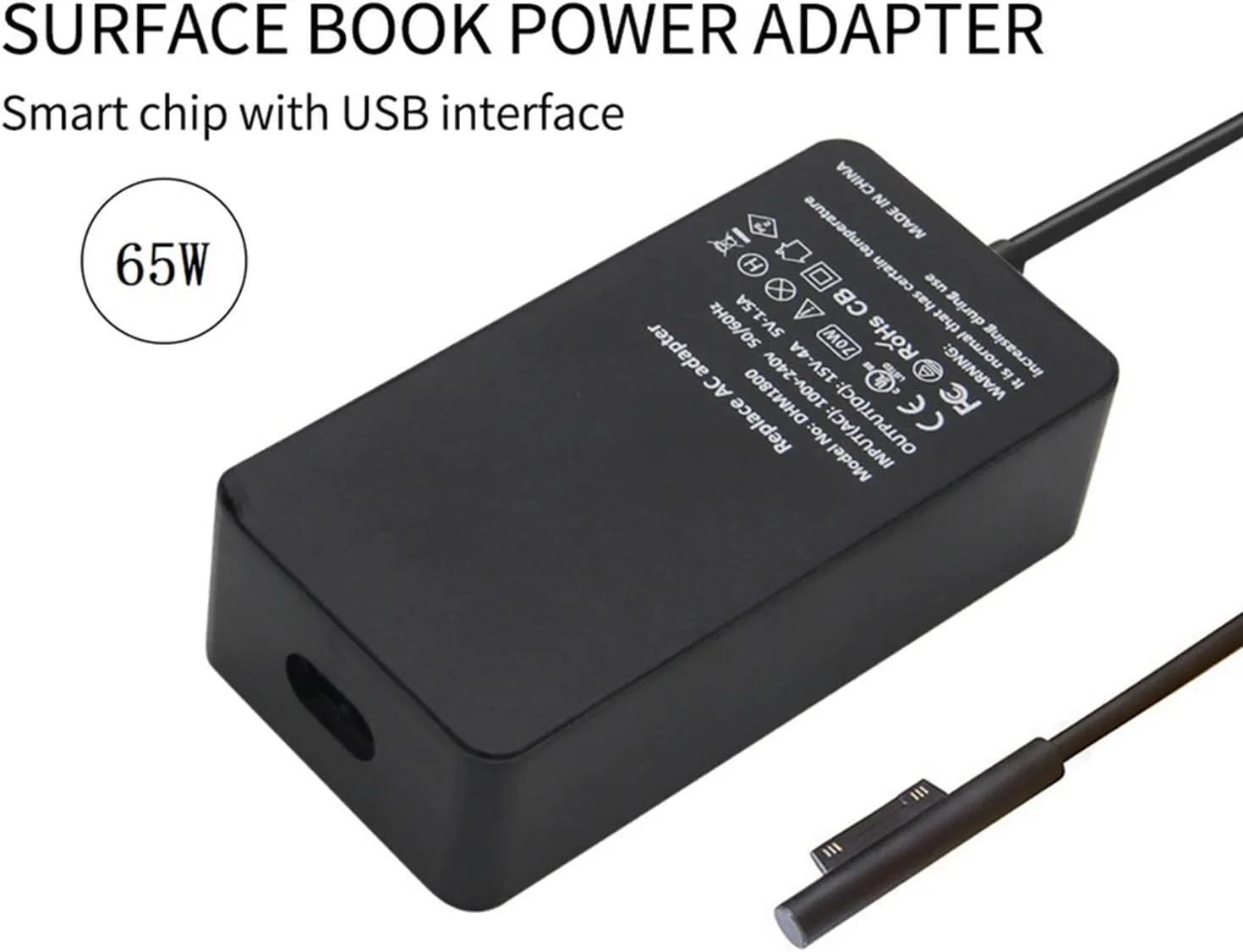 شارژر SKEIDO برای Microsoft Surface Book Pro 3/4/5/6/7، آداپتور برق 65 وات 15 ولت 4 آمپر، شارژ سریع تبلت لپ تاپ PC، دوشاخه UK شارژر SKEIDO برای Microsoft Surface Book Pro 3/4/5/6/7، آداپتور برق 65 وات 15 ولت 4 آمپر، شارژ سریع تبلت لپ تاپ PC، دوشاخه UK