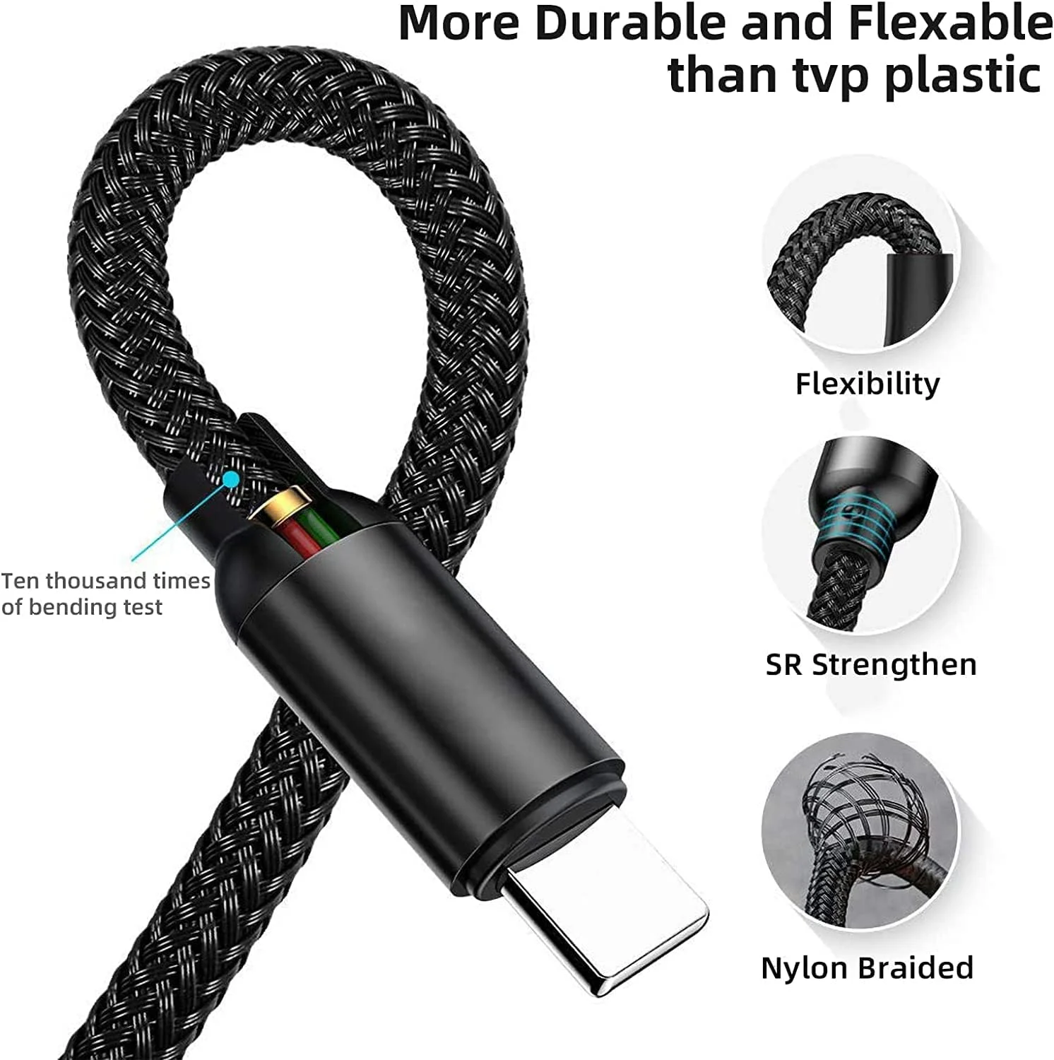 کابل شارژ ELECDON با روکش نایلونی بافته شده Surface Connect به USB C، سازگار با Microsoft Surface Pro 7/6/5/4/3 Go3/2/1 Laptop4/3/2/1، باید با شارژر 45W 15V3A USB-C کار کند (مشکی، 1.8 متر) کابل شارژ ELECDON با روکش نایلونی بافته شده Surface Connect به USB C، سازگار با Microsoft Surface Pro 7/6/5/4/3 Go3/2/1 Laptop4/3/2/1، باید با شارژر 45W 15V3A USB-C کار کند (مشکی، 1.8 متر)