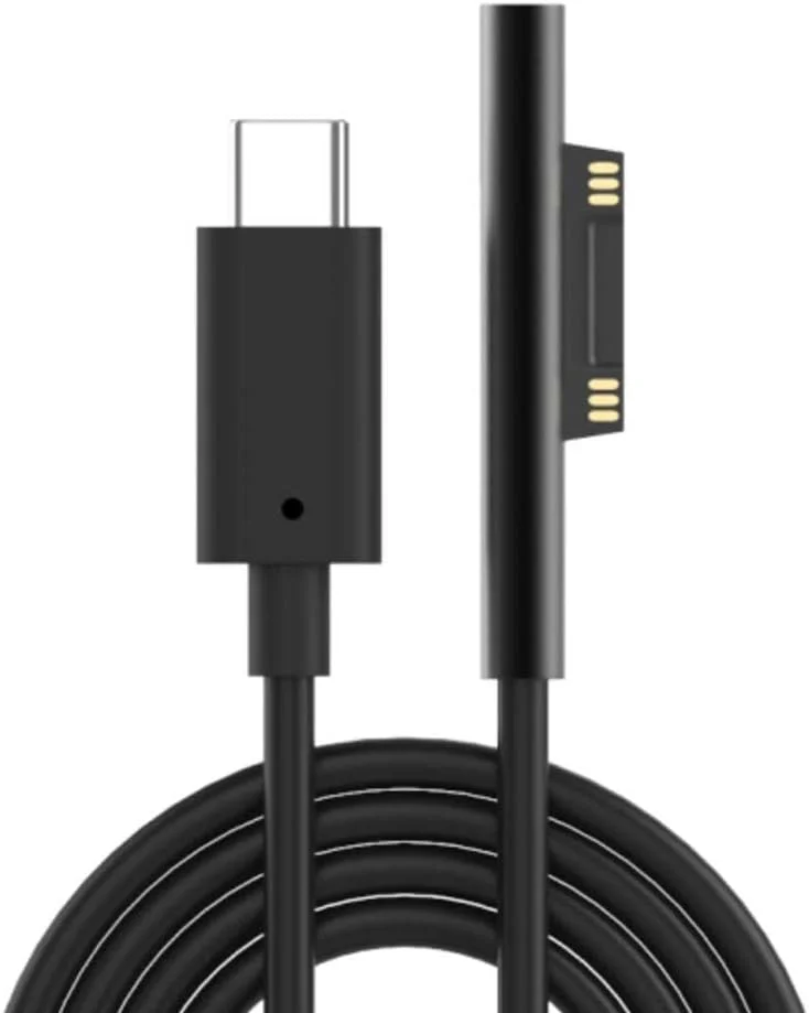 کابل شارژ E-MOSOST Microsoft Surface Connect به USB-C PD 15V برای Surface Pro، Book، Laptop، Go (USBC نر)