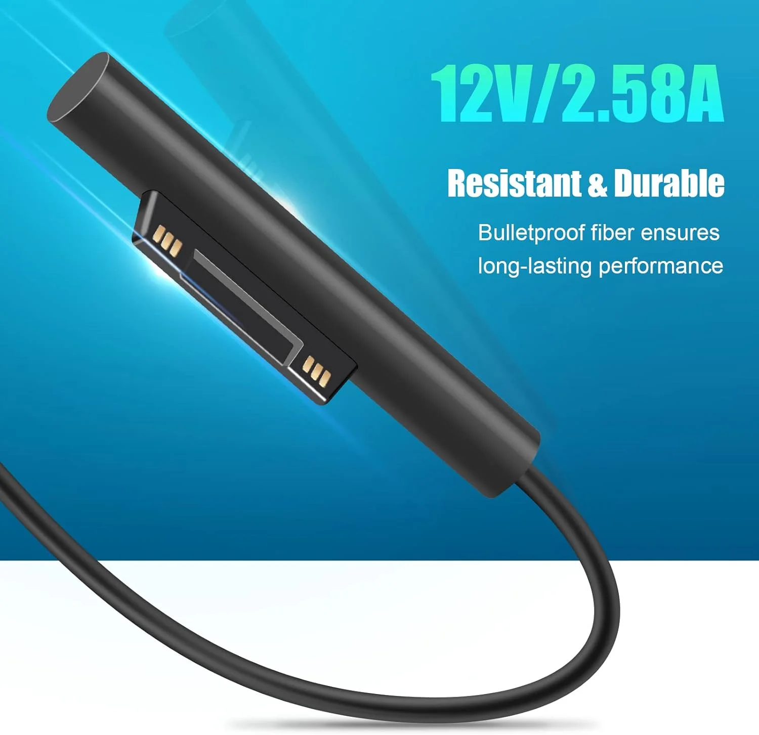 شارژر فندکی 41 واتی TREE.NB با خروجی 12 ولت 2.58 آمپر، منبع تغذیه برای مایکروسافت Surface Pro 3/Pro 4/Pro 5/Pro 6، Surface Book، Surface Go، Surface Laptop با پورت شارژ USB (5V 2.1A) شارژر فندکی 41 واتی TREE.NB با خروجی 12 ولت 2.58 آمپر، منبع تغذیه برای مایکروسافت Surface Pro 3/Pro 4/Pro 5/Pro 6، Surface Book، Surface Go، Surface Laptop با پورت شارژ USB (5V 2.1A)