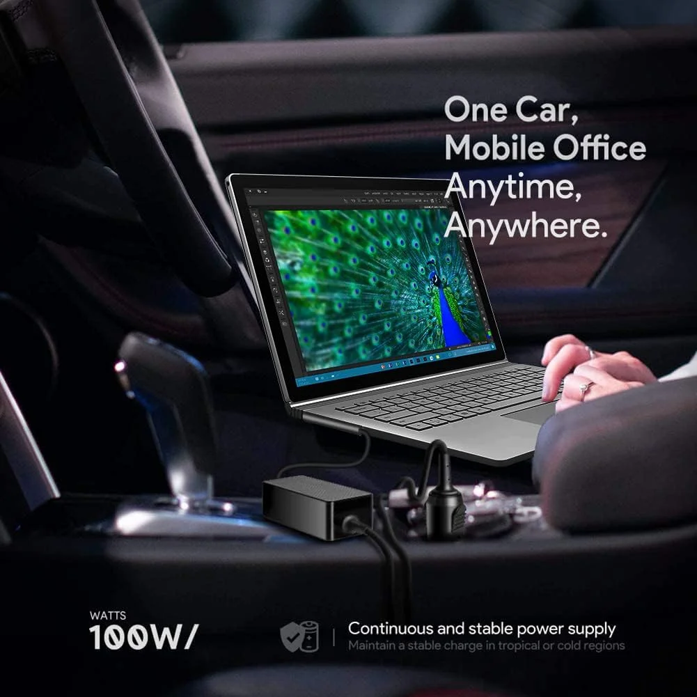 شارژر فندکی HKY برای سرفیس پرو، آداپتور DC برای مایکروسافت سرفیس پرو 9 پرو 8 پرو X پرو 7 پرو 6 سرفیس بوک 3 2 1 سرفیس لپ تاپ 5 4 3 2 1 GO سرفیس Go 3 2 1 15v 6.33A 102W 1798 1932 منبع تغذیه شارژر فندکی HKY برای سرفیس پرو، آداپتور DC برای مایکروسافت سرفیس پرو 9 پرو 8 پرو X پرو 7 پرو 6 سرفیس بوک 3 2 1 سرفیس لپ تاپ 5 4 3 2 1 GO سرفیس Go 3 2 1 15v 6.33A 102W 1798 1932 منبع تغذیه