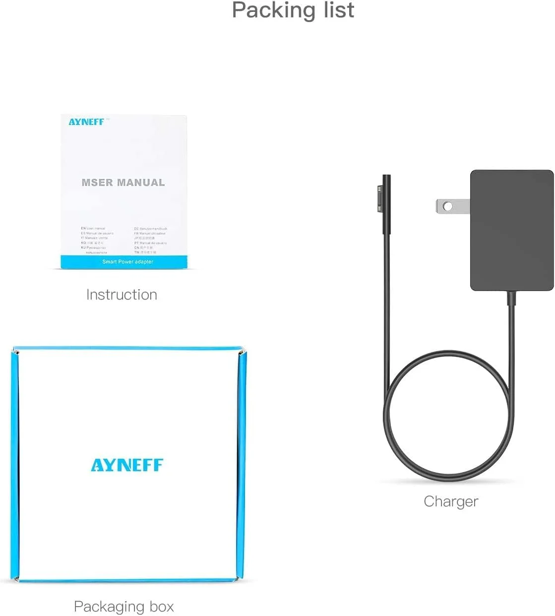 شارژر 24 واتی 15 ولت 1.6 آمپر XTEES Surface Go برای AYNEFF دیواری سازگار با Microsoft Surface Go Surface Pro 6/ Pro 5/ Pro 4/ Pro 3، Surface Laptop، کابل برق 1.8 متری تاشو با کانکتور برق جمع و جور شارژر 24 واتی 15 ولت 1.6 آمپر XTEES Surface Go برای AYNEFF دیواری سازگار با Microsoft Surface Go Surface Pro 6/ Pro 5/ Pro 4/ Pro 3، Surface Laptop، کابل برق 1.8 متری تاشو با کانکتور برق جمع و جور