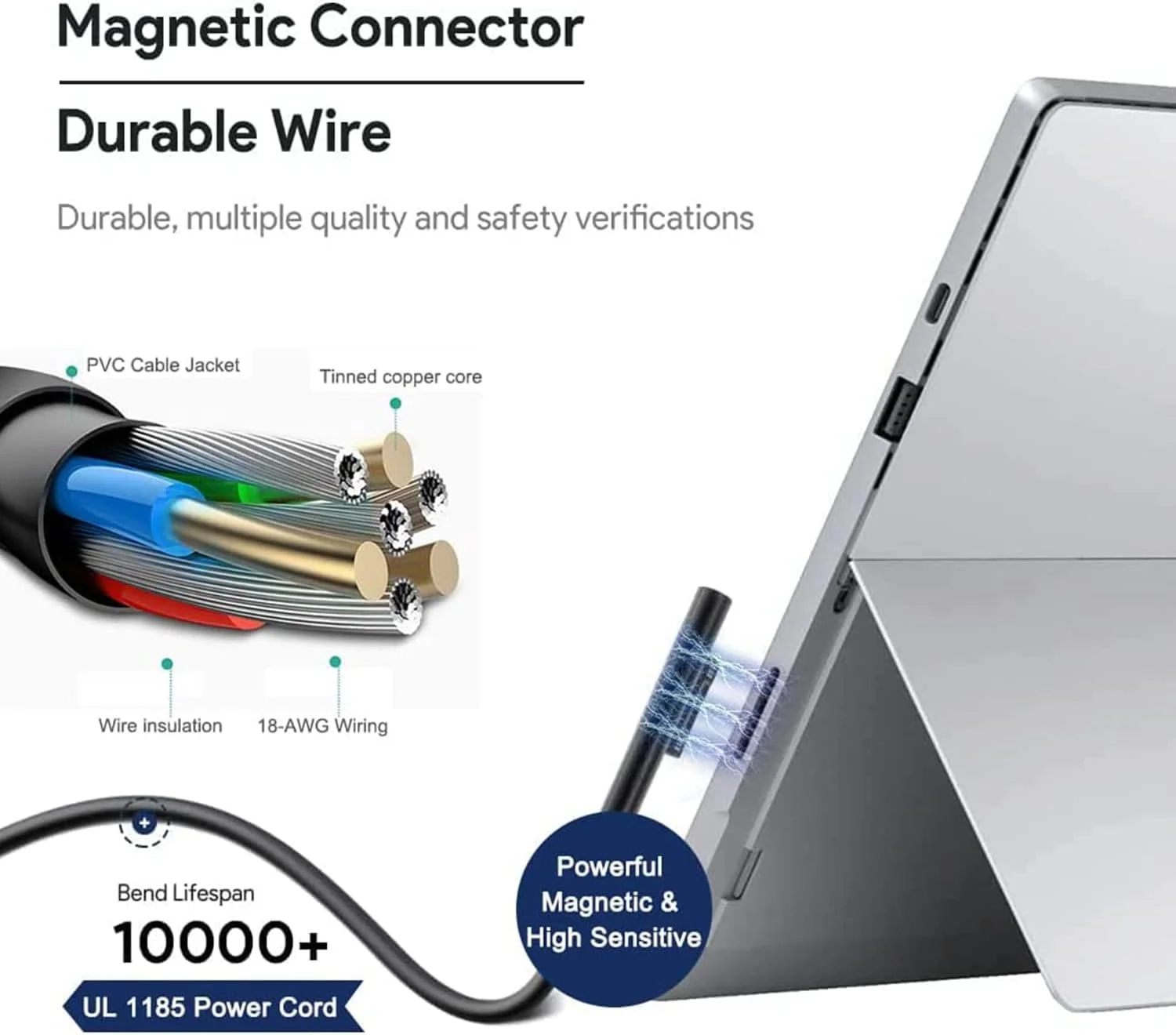 شارژر فندکی HKY برای سرفیس پرو، آداپتور DC برای مایکروسافت سرفیس پرو 9 پرو 8 پرو X پرو 7 پرو 6 سرفیس بوک 3 2 1 سرفیس لپ تاپ 5 4 3 2 1 GO سرفیس Go 3 2 1 15v 6.33A 102W 1798 1932 منبع تغذیه شارژر فندکی HKY برای سرفیس پرو، آداپتور DC برای مایکروسافت سرفیس پرو 9 پرو 8 پرو X پرو 7 پرو 6 سرفیس بوک 3 2 1 سرفیس لپ تاپ 5 4 3 2 1 GO سرفیس Go 3 2 1 15v 6.33A 102W 1798 1932 منبع تغذیه