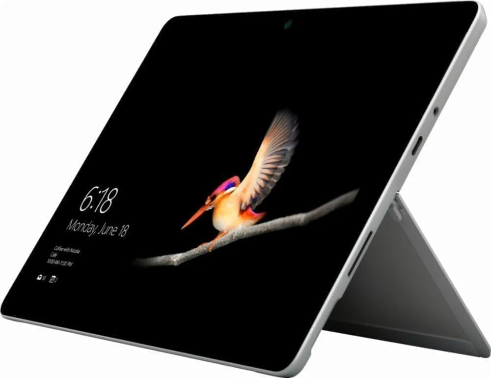 مایکروسافت Surface Go | رم 4 گیگابایت، SSD 64 گیگابایت | اینتل پنتیوم گلد | صفحه لمسی 10 اینچی به همراه شارژر و کیبورد برای تبلت مایکروسافت Surface (بازسازی شده) مایکروسافت Surface Go | رم 4 گیگابایت، SSD 64 گیگابایت | اینتل پنتیوم گلد | صفحه لمسی 10 اینچی به همراه شارژر و کیبورد برای تبلت مایکروسافت Surface (بازسازی شده)