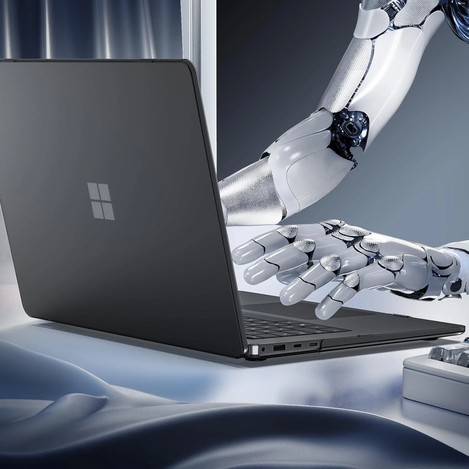 کیف محافظ ProCase برای لپ تاپ 15 اینچی Microsoft Surface Laptop 7 نسخه 2024، کاور سخت شفاف با طراحی بادوام و سبک - مشکی کیف محافظ ProCase برای لپ تاپ 15 اینچی Microsoft Surface Laptop 7 نسخه 2024، کاور سخت شفاف با طراحی بادوام و سبک - مشکی