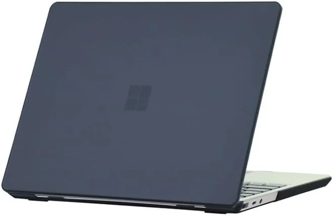 کاور محافظ سخت ضد خش مات Gruattreay سازگار با لپ تاپ 13.8 اینچی Microsoft Surface 7 مدل 2024 (مدل: 2036) (مشکی مات)