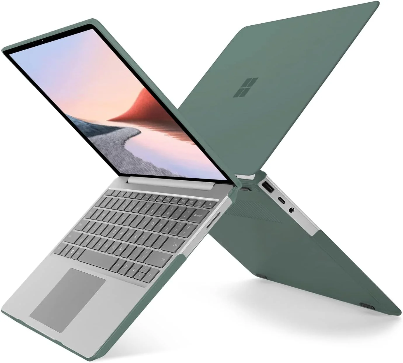 کیف محافظ موسیسو سازگار با مایکروسافت Surface Laptop Go 3/2/1 12.4 اینچی مدل های 2023-2020 (مدل ها: 2013 و 1943)، کیف محافظ پلاستیکی سخت، روکش کیبورد و محافظ صفحه نمایش، سبز زمردی کیف محافظ موسیسو سازگار با مایکروسافت Surface Laptop Go 3/2/1 12.4 اینچی مدل های 2023-2020 (مدل ها: 2013 و 1943)، کیف محافظ پلاستیکی سخت، روکش کیبورد و محافظ صفحه نمایش، سبز زمردی