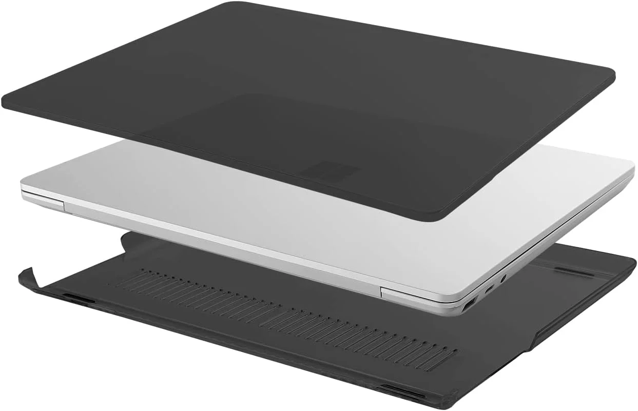 کیف محافظ موسیسو سازگار فقط با مایکروسافت Surface Laptop Go 3/2/1 12.4 اینچی نسخه 2023-2020 (مدل ها: 2013 و 1943)، کاور محافظ پلاستیکی سخت، مشکی کیف محافظ موسیسو سازگار فقط با مایکروسافت Surface Laptop Go 3/2/1 12.4 اینچی نسخه 2023-2020 (مدل ها: 2013 و 1943)، کاور محافظ پلاستیکی سخت، مشکی