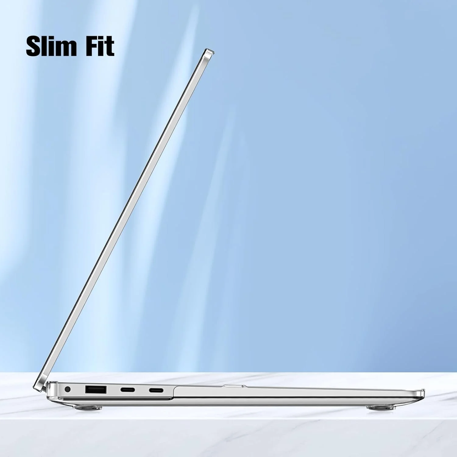 کاور محافظ Fintie سازگار با لپ تاپ 13.8 اینچی Microsoft Surface Laptop 7، قاب سخت و فوق العاده نازک، شفاف کاور محافظ Fintie سازگار با لپ تاپ 13.8 اینچی Microsoft Surface Laptop 7، قاب سخت و فوق العاده نازک، شفاف