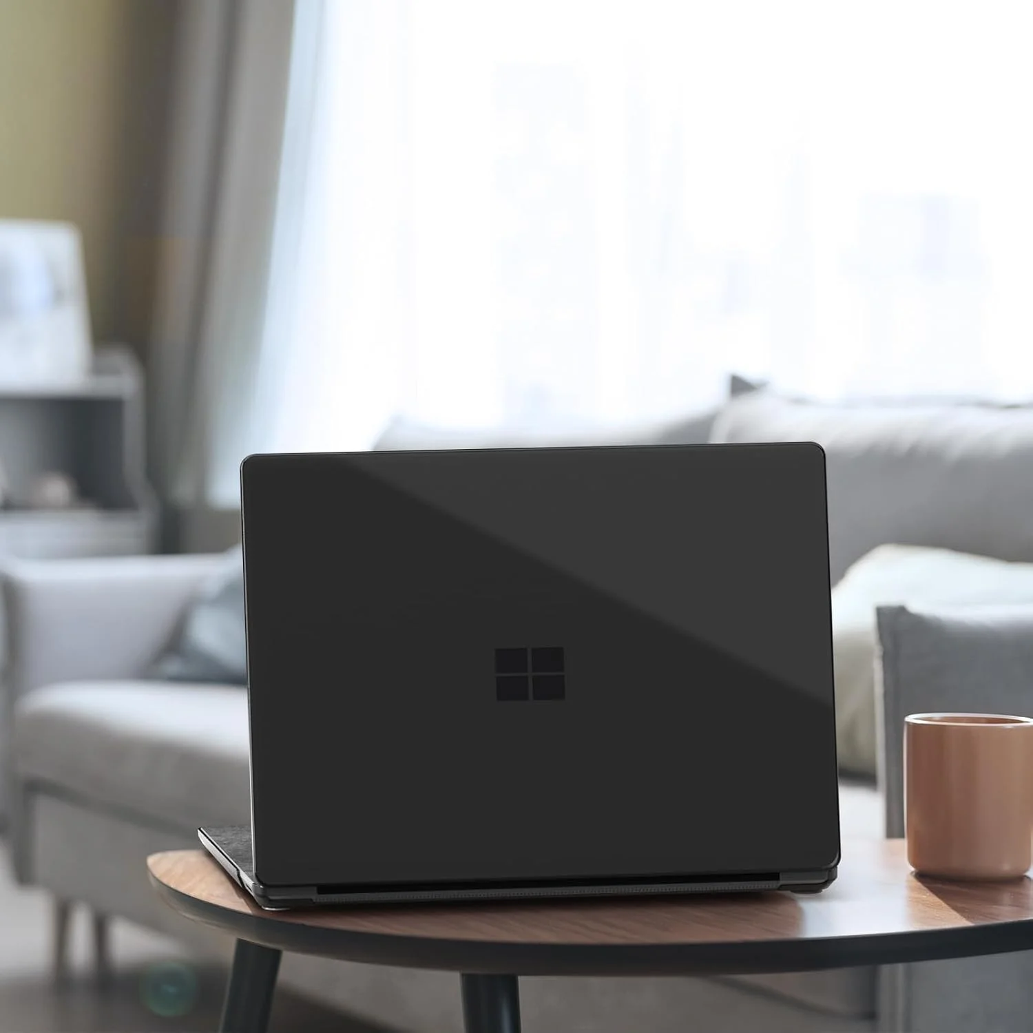 قاب محافظ eWINNER سازگار با لپ تاپ های مایکروسافت Surface Laptop 5/4/3/2 با صفحه کلید آلکانترا (مدل های 1769/1867/1958/1950)، پوشش محافظ باریک و سخت (مشکی کریستالی) قاب محافظ eWINNER سازگار با لپ تاپ های مایکروسافت Surface Laptop 5/4/3/2 با صفحه کلید آلکانترا (مدل های 1769/1867/1958/1950)، پوشش محافظ باریک و سخت (مشکی کریستالی)