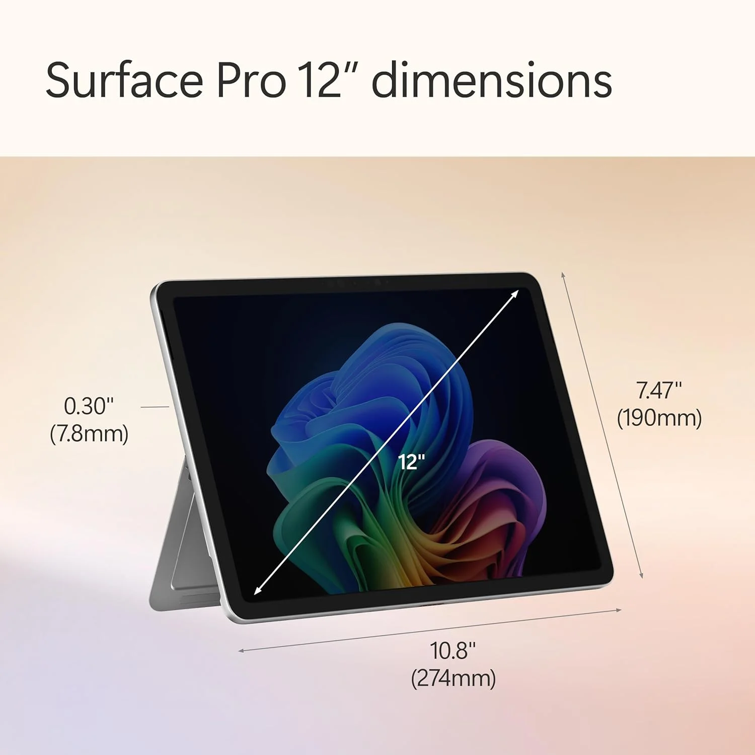 لپتاپ/تبلت 2 در 1 مایکروسافت Surface Pro (2025)، کامپیوتر Copilot+ ویندوز 11، نمایشگر لمسی 12 اینچی، Snapdragon X Plus (هشت هستهای)، 16 گیگابایت رم، 256 گیگابایت حافظه، پلاتینیوم لپتاپ/تبلت 2 در 1 مایکروسافت Surface Pro (2025)، کامپیوتر Copilot+ ویندوز 11، نمایشگر لمسی 12 اینچی، Snapdragon X Plus (هشت هستهای)، 16 گیگابایت رم، 256 گیگابایت حافظه، پلاتینیوم