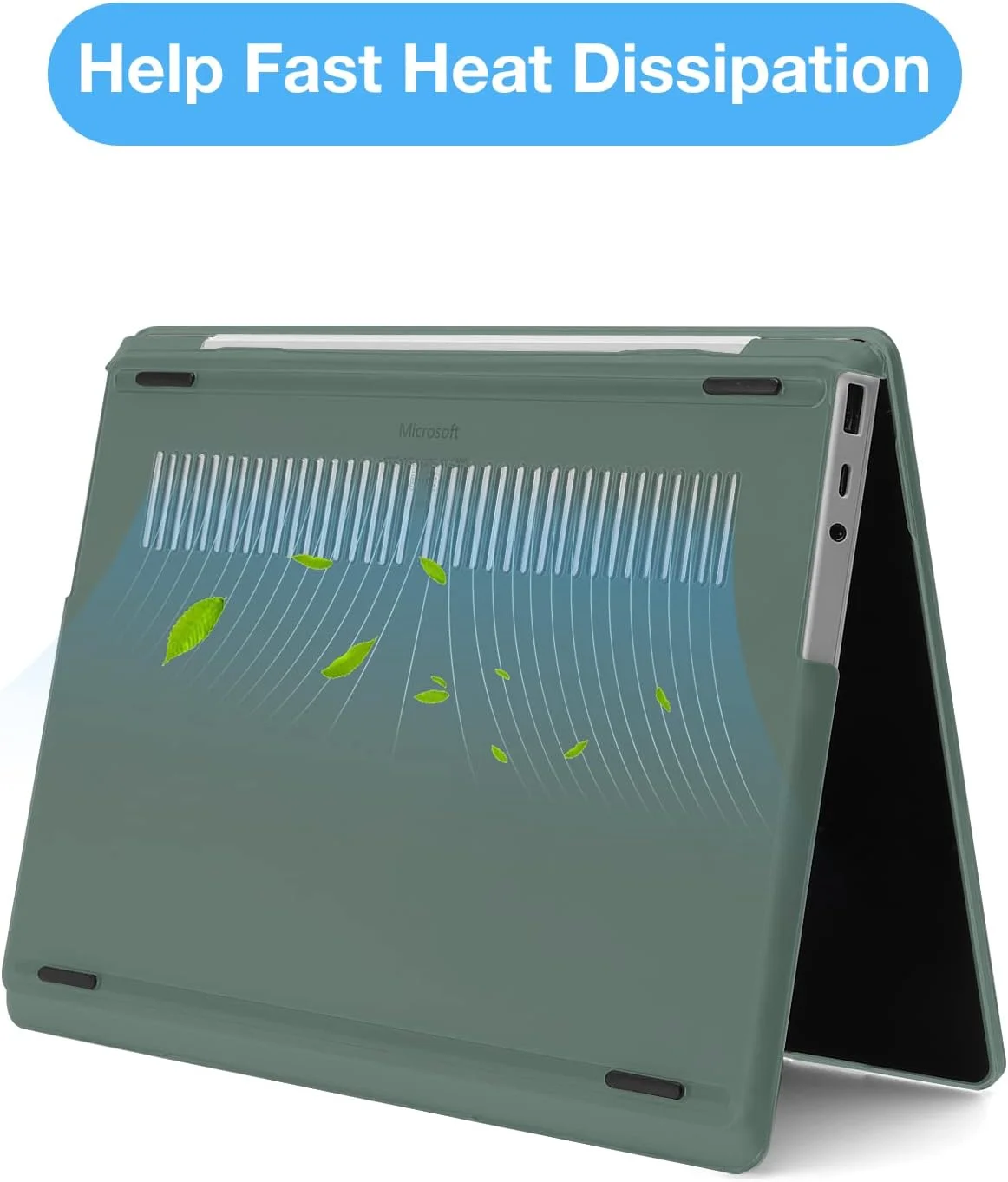 کیف محافظ موسیسو سازگار فقط با مایکروسافت Surface Laptop Go 3/2/1 12.4 اینچی نسخه 2023-2020 (مدل ها: 2013 و 1943)، کیف محافظ پلاستیکی سخت، روکش کیبورد و محافظ صفحه نمایش، سبز زمردی کیف محافظ موسیسو سازگار فقط با مایکروسافت Surface Laptop Go 3/2/1 12.4 اینچی نسخه 2023-2020 (مدل ها: 2013 و 1943)، کیف محافظ پلاستیکی سخت، روکش کیبورد و محافظ صفحه نمایش، سبز زمردی