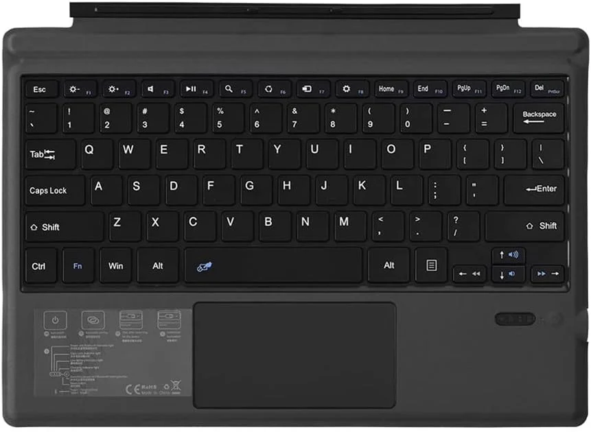 کیبورد قابل حمل SKEIDO سازگار با Microsoft Surface Pro 3/4/5/6/7، کیبورد تبلت بلوتوثی 3.0 برای کامپیوتر، لپ تاپ، کیبورد گیمینگ کیبورد قابل حمل SKEIDO سازگار با Microsoft Surface Pro 3/4/5/6/7، کیبورد تبلت بلوتوثی 3.0 برای کامپیوتر، لپ تاپ، کیبورد گیمینگ