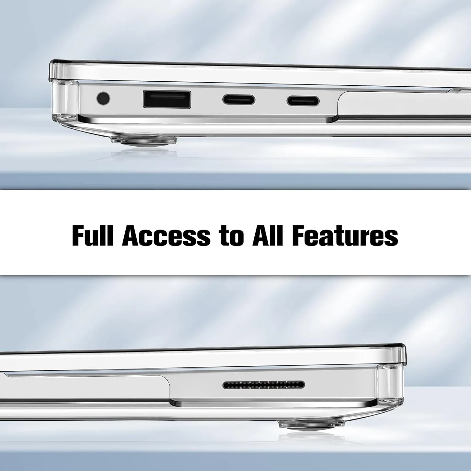 کاور محافظ Fintie سازگار با لپ تاپ 13.8 اینچی Microsoft Surface Laptop 7، قاب محافظ سخت و فوق العاده نازک، شفاف کاور محافظ Fintie سازگار با لپ تاپ 13.8 اینچی Microsoft Surface Laptop 7، قاب محافظ سخت و فوق العاده نازک، شفاف