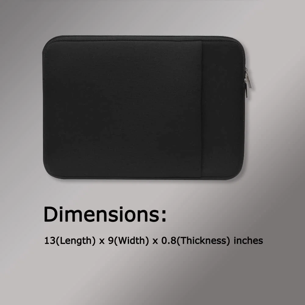 کیف محافظ لپتاپ MasiBloom مناسب برای 13 اینچ Microsoft Surface Pro 9 (عرضه شده در سال 2022)، کیف حمل محافظتی مسافرتی با زیپ استیل ضد زنگ (مشکی) کیف محافظ لپتاپ MasiBloom مناسب برای 13 اینچ Microsoft Surface Pro 9 (عرضه شده در سال 2022)، کیف حمل محافظتی مسافرتی با زیپ استیل ضد زنگ (مشکی)
