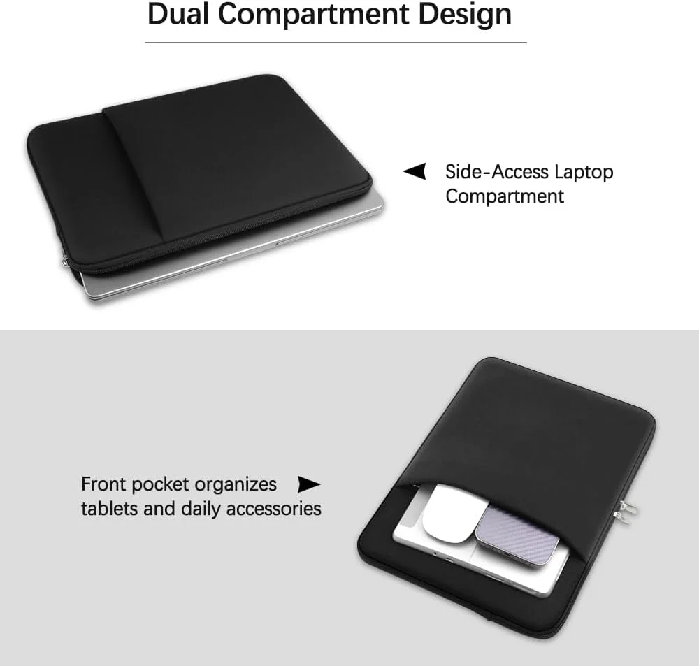 کیف محافظ لپتاپ MasiBloom مناسب برای 13 اینچ Microsoft Surface Pro 9 (عرضه شده در سال 2022)، کیف حمل محافظتی مسافرتی با زیپ استیل ضد زنگ (مشکی) کیف محافظ لپتاپ MasiBloom مناسب برای 13 اینچ Microsoft Surface Pro 9 (عرضه شده در سال 2022)، کیف حمل محافظتی مسافرتی با زیپ استیل ضد زنگ (مشکی)