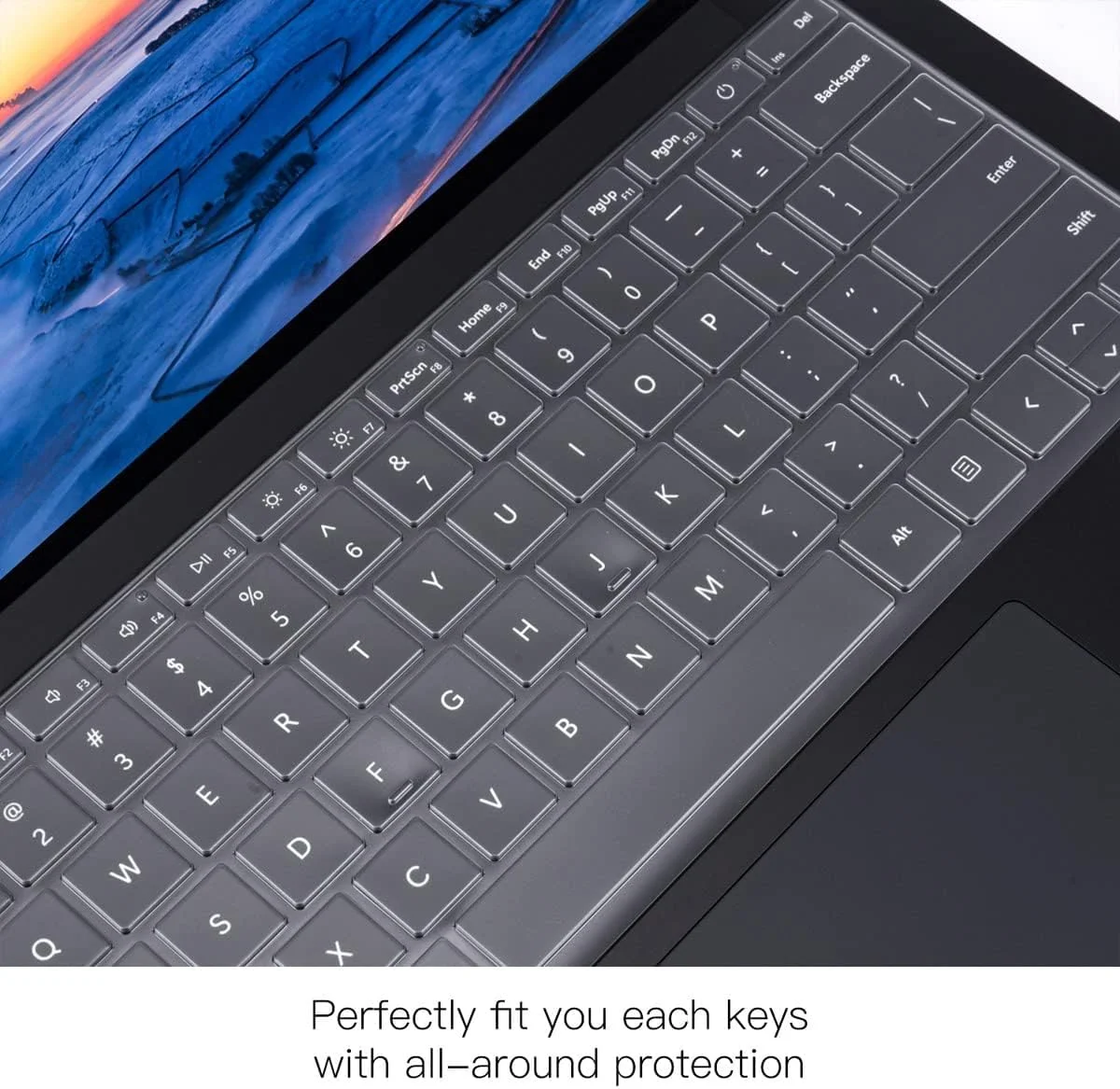 محافظ کیبورد فوق العاده نازک و شفاف eWINNER سازگار با Microsoft Surface Laptop 6 13.5" 15" (2024)، برای Surface Laptop 5/4/3 13.5 اینچ و 15 اینچ، محافظ صفحه کلید لپ تاپ لمسی محافظ کیبورد فوق العاده نازک و شفاف eWINNER سازگار با Microsoft Surface Laptop 6 13.5" 15" (2024)، برای Surface Laptop 5/4/3 13.5 اینچ و 15 اینچ، محافظ صفحه کلید لپ تاپ لمسی