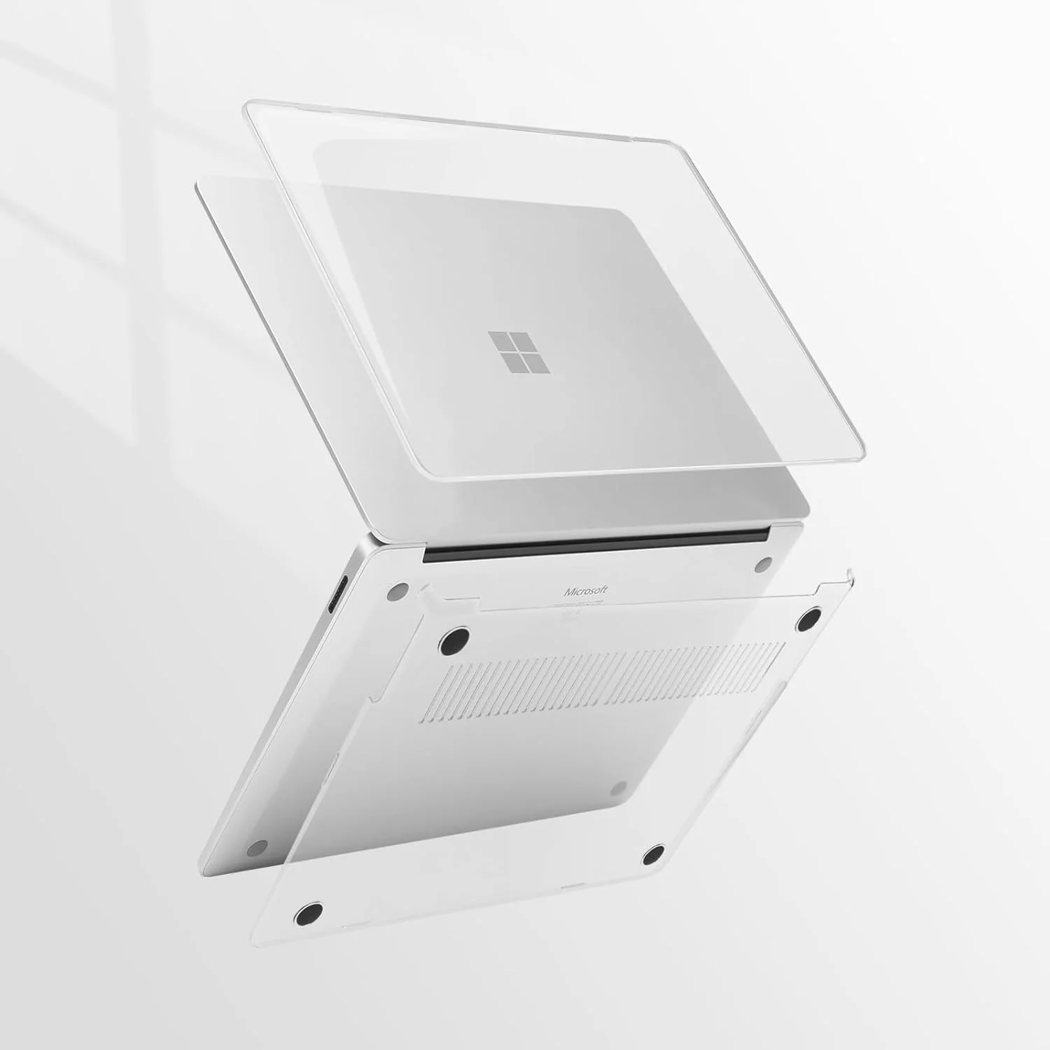 کاور محافظ لپ تاپ MOSISO سازگار با مایکروسافت Surface Laptop 13.8 اینچی نسخه 7 با صفحه لمسی مدل 2036 (سال 2024)، کاور هارد پلاستیکی، روکش کیبورد، محافظ صفحه نمایش و کیف نگهداری، شفاف کاور محافظ لپ تاپ MOSISO سازگار با مایکروسافت Surface Laptop 13.8 اینچی نسخه 7 با صفحه لمسی مدل 2036 (سال 2024)، کاور هارد پلاستیکی، روکش کیبورد، محافظ صفحه نمایش و کیف نگهداری، شفاف