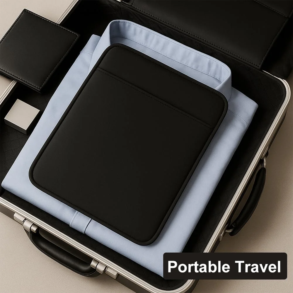 کیف محافظ لپتاپ MasiBloom مناسب برای 13 اینچ Microsoft Surface Pro 9 (عرضه شده در سال 2022)، کیف حمل محافظتی مسافرتی با زیپ استیل ضد زنگ (مشکی) کیف محافظ لپتاپ MasiBloom مناسب برای 13 اینچ Microsoft Surface Pro 9 (عرضه شده در سال 2022)، کیف حمل محافظتی مسافرتی با زیپ استیل ضد زنگ (مشکی)