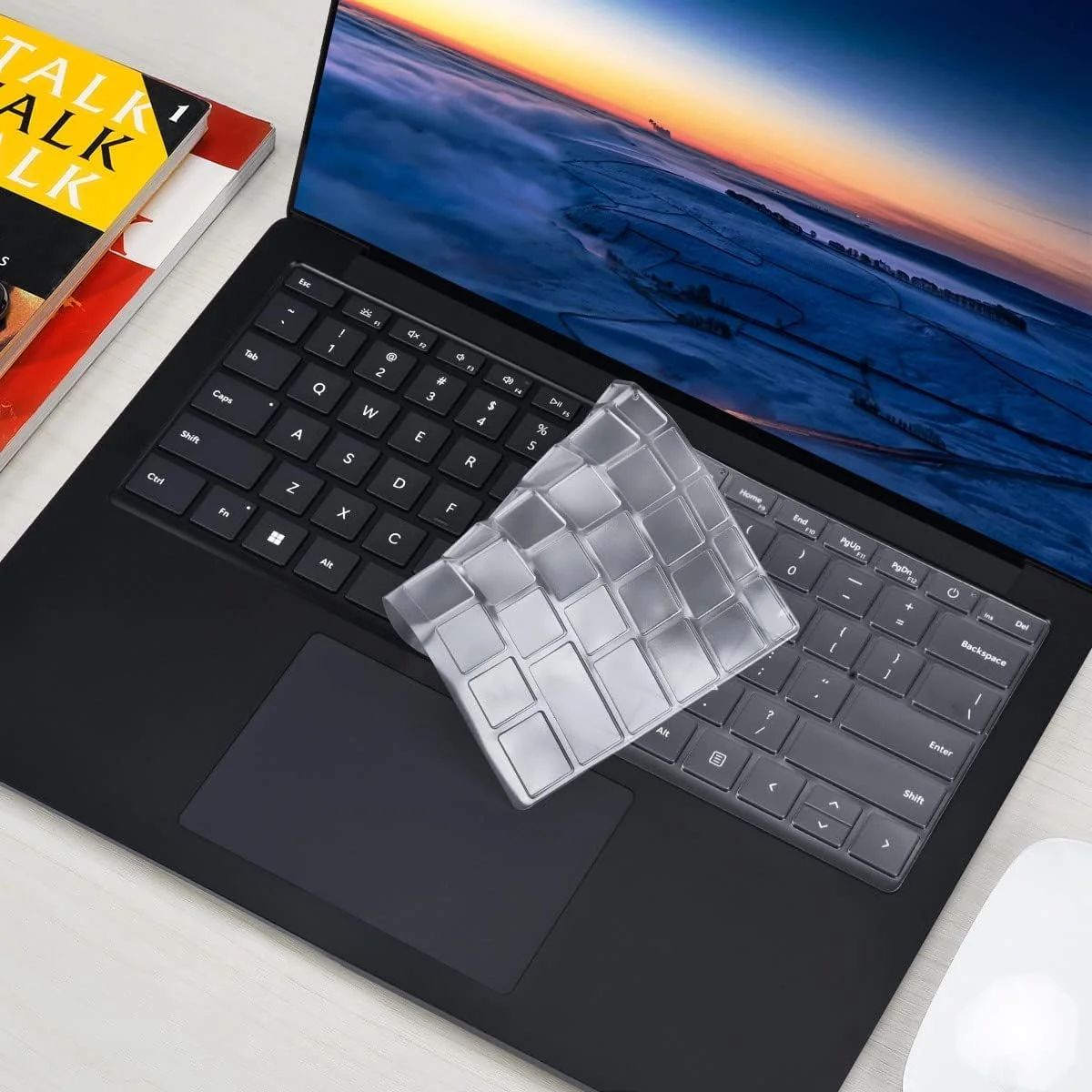 محافظ کیبورد فوق العاده نازک و شفاف eWINNER سازگار با Microsoft Surface Laptop 6 13.5" 15" (2024)، برای Surface Laptop 5/4/3 13.5 اینچ و 15 اینچ، محافظ صفحه کلید لپ تاپ لمسی محافظ کیبورد فوق العاده نازک و شفاف eWINNER سازگار با Microsoft Surface Laptop 6 13.5" 15" (2024)، برای Surface Laptop 5/4/3 13.5 اینچ و 15 اینچ، محافظ صفحه کلید لپ تاپ لمسی
