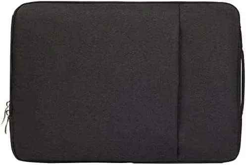 کیف محافظ لپ تاپ 14 اینچی Zexen ضد آب با جیب جلویی و دسته جمع شونده، مناسب برای کروم بوک و نوت بوک 14 اینچی (مشکی)