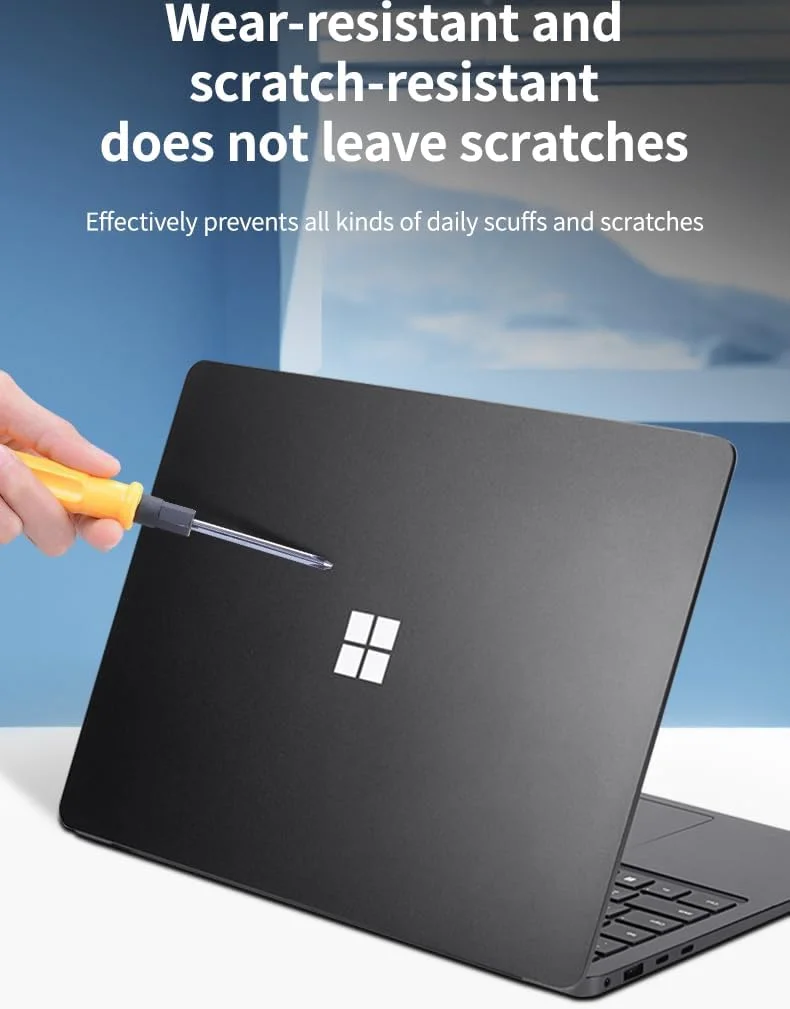 برچسب محافظ لپ تاپ Gruattreay سازگار با Microsoft Surface Laptop 7 13.8 اینچ 2024 (مدل: 2036)، برچسب ضد خش، فیلم سه طرفه نوت بوک و فیلم محافظ صفحه نمایش ضد انفجار (مات شفاف) برچسب محافظ لپ تاپ Gruattreay سازگار با Microsoft Surface Laptop 7 13.8 اینچ 2024 (مدل: 2036)، برچسب ضد خش، فیلم سه طرفه نوت بوک و فیلم محافظ صفحه نمایش ضد انفجار (مات شفاف)