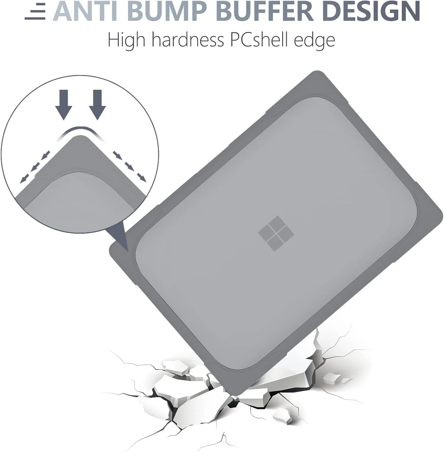 کیف محافظ سنگین Batianda برای لپ تاپ 15 اینچی Microsoft Surface Laptop 5 4 3 با صفحه لمسی، پایه تاشو و روکش کیبورد - پوشش محافظ ضد ضربه برای دوام بیشتر و راحتی، خاکستری کیف محافظ سنگین Batianda برای لپ تاپ 15 اینچی Microsoft Surface Laptop 5 4 3 با صفحه لمسی، پایه تاشو و روکش کیبورد - پوشش محافظ ضد ضربه برای دوام بیشتر و راحتی، خاکستری
