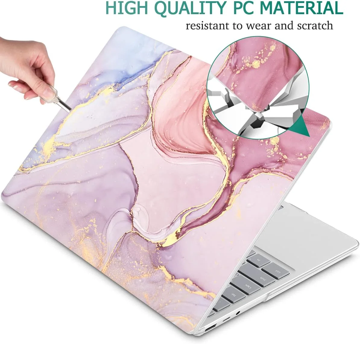 کاور لپ تاپ مایکروسافت Surface Laptop GO 3 مدل 2023 Mektron سایز 12.4 اینچ سازگار با کاور لپ تاپ Go 2/1 مدل 2022-2020 مدل 1943/2013، قاب هارد پلاستیکی با محافظ صفحه نمایش، طرح سنگ مرمر صورتی کاور لپ تاپ مایکروسافت Surface Laptop GO 3 مدل 2023 Mektron سایز 12.4 اینچ سازگار با کاور لپ تاپ Go 2/1 مدل 2022-2020 مدل 1943/2013، قاب هارد پلاستیکی با محافظ صفحه نمایش، طرح سنگ مرمر صورتی