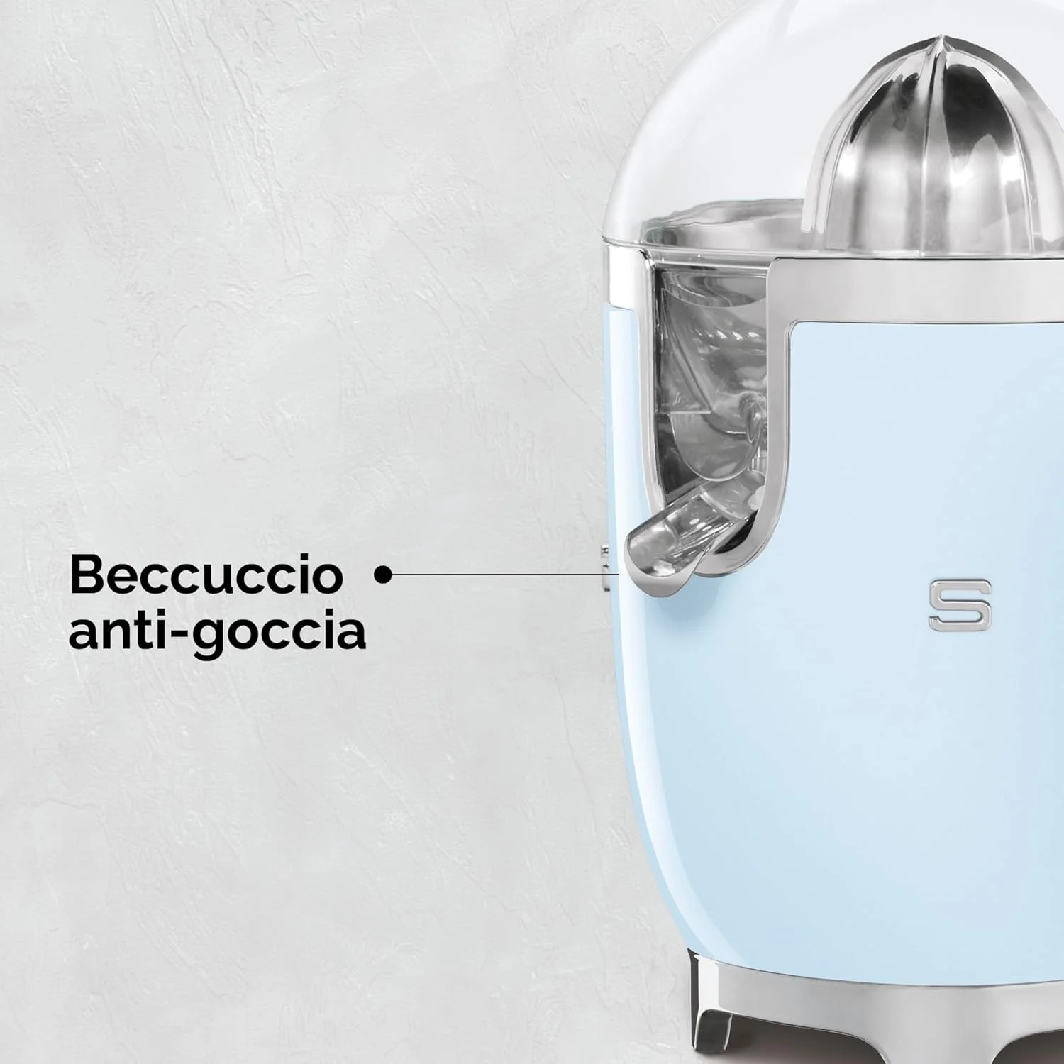 آب مرکبات گیری SMEG CJF11BLEU، پلاستیکی، مشکی آب مرکبات گیری SMEG CJF11BLEU، پلاستیکی، مشکی