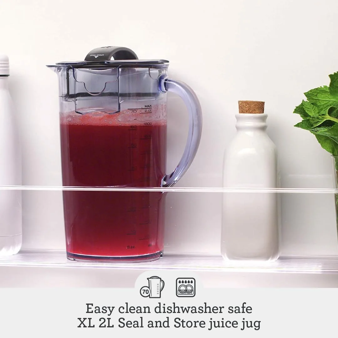 سیج - آبمیوه گیری نوتری جویسر کلد پلاس، 1200 وات، پارچ 2 لیتری با دهانه ورودی عریض و 2 تنظیمات سرعت - نسخه امارات متحده عربی، 2 سال گارانتی سازنده سیج - آبمیوه گیری نوتری جویسر کلد پلاس، 1200 وات، پارچ 2 لیتری با دهانه ورودی عریض و 2 تنظیمات سرعت - نسخه امارات متحده عربی، 2 سال گارانتی سازنده