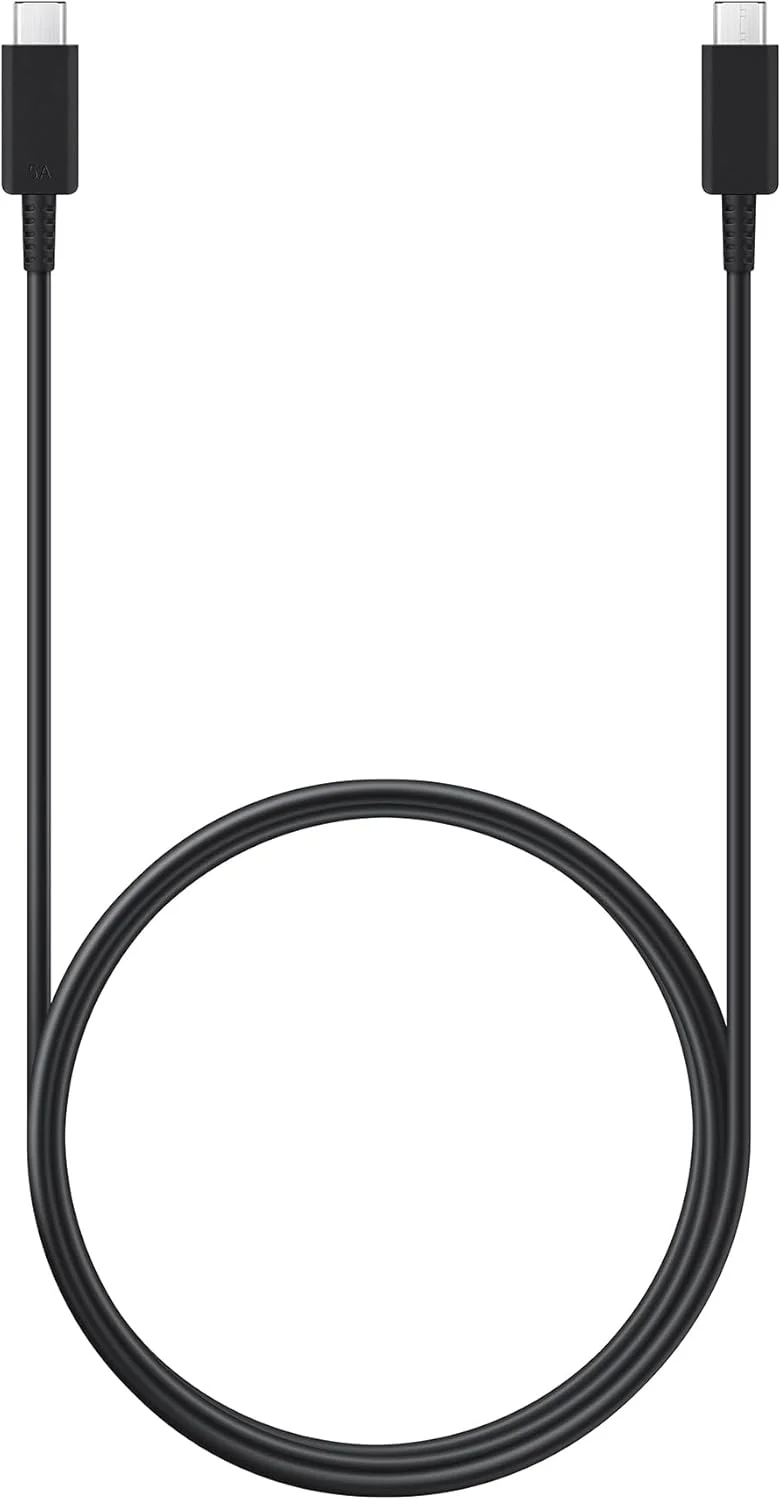 کابل USB-C به USB-C سامسونگ EPDX510 (5A) 1.8 متری مشکی کابل USB-C به USB-C سامسونگ EPDX510 (5A) 1.8 متری مشکی