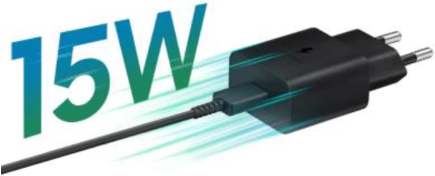 شارژر اصلی سامسونگ USB C، آداپتور برق 15 وات شارژ سریع، آداپتور USB-C، بدون کابل، سفید شارژر اصلی سامسونگ USB C، آداپتور برق 15 وات شارژ سریع، آداپتور USB-C، بدون کابل، سفید