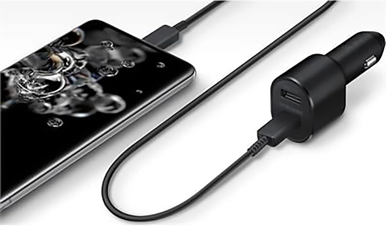 شارژر فندکی دوگانه فوق سریع سامسونگ (45W+15W) دو پورت EP-L5300XBEGWW مشکی - USB