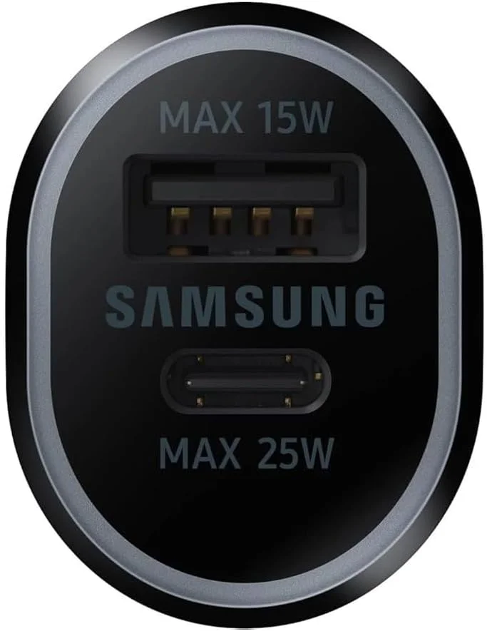 شارژر فندکی خودرو 2 خروجی USB-C/USB-A فوق سریع مشکی 40 وات بدون کابل شارژر فندکی خودرو 2 خروجی USB-C/USB-A فوق سریع مشکی 40 وات بدون کابل