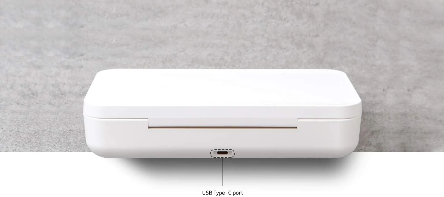 شارژر بی سیم Qi و استریل کننده UV سامسونگ الکترونیکس - نسخه ایالات متحده شارژر بی سیم Qi و استریل کننده UV سامسونگ الکترونیکس - نسخه ایالات متحده